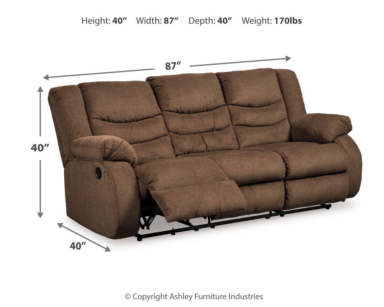 Tulen Reclining Sofa - image 4