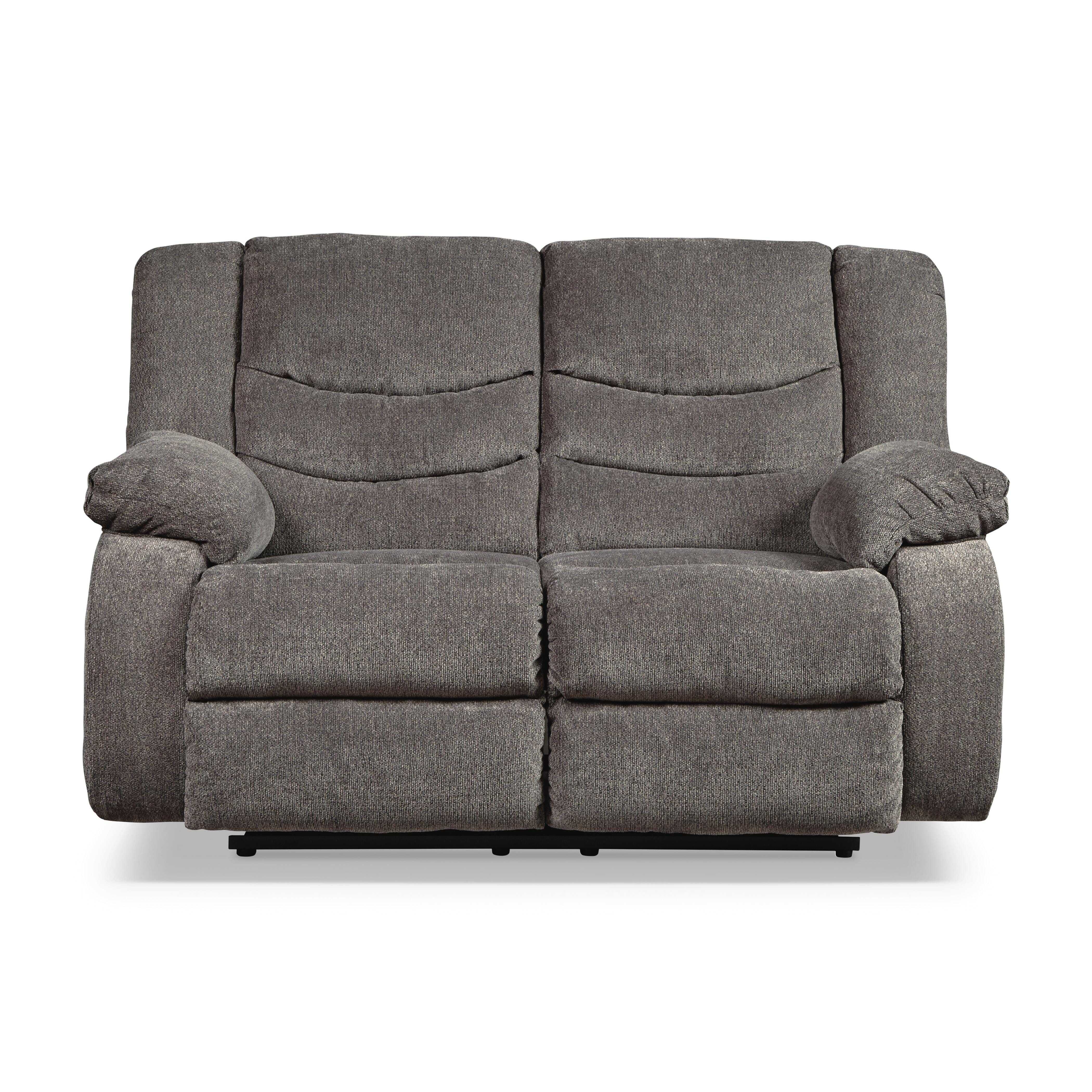 Tulen Reclining Loveseat, Gray, large