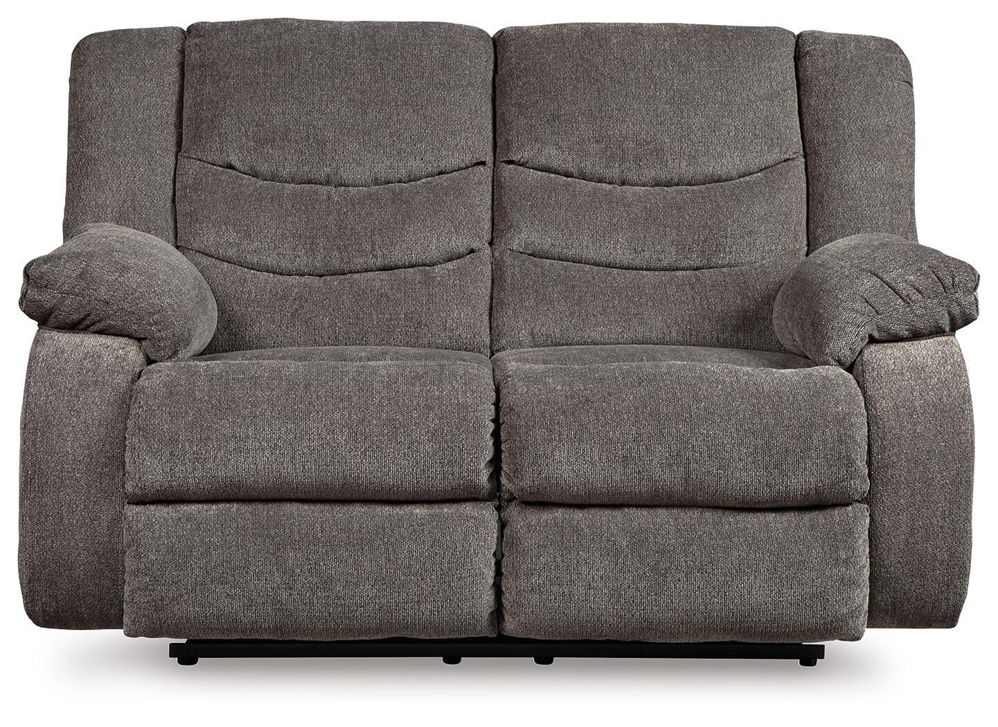 Tulen Reclining Loveseat, Gray, large
