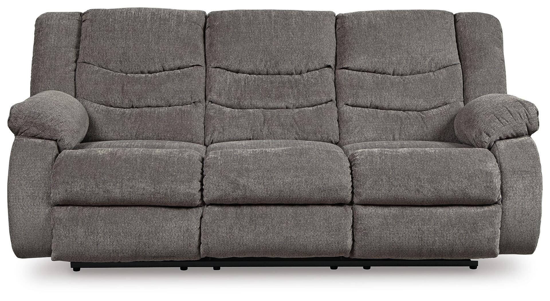 Tulen Reclining Sofa, Gray, large