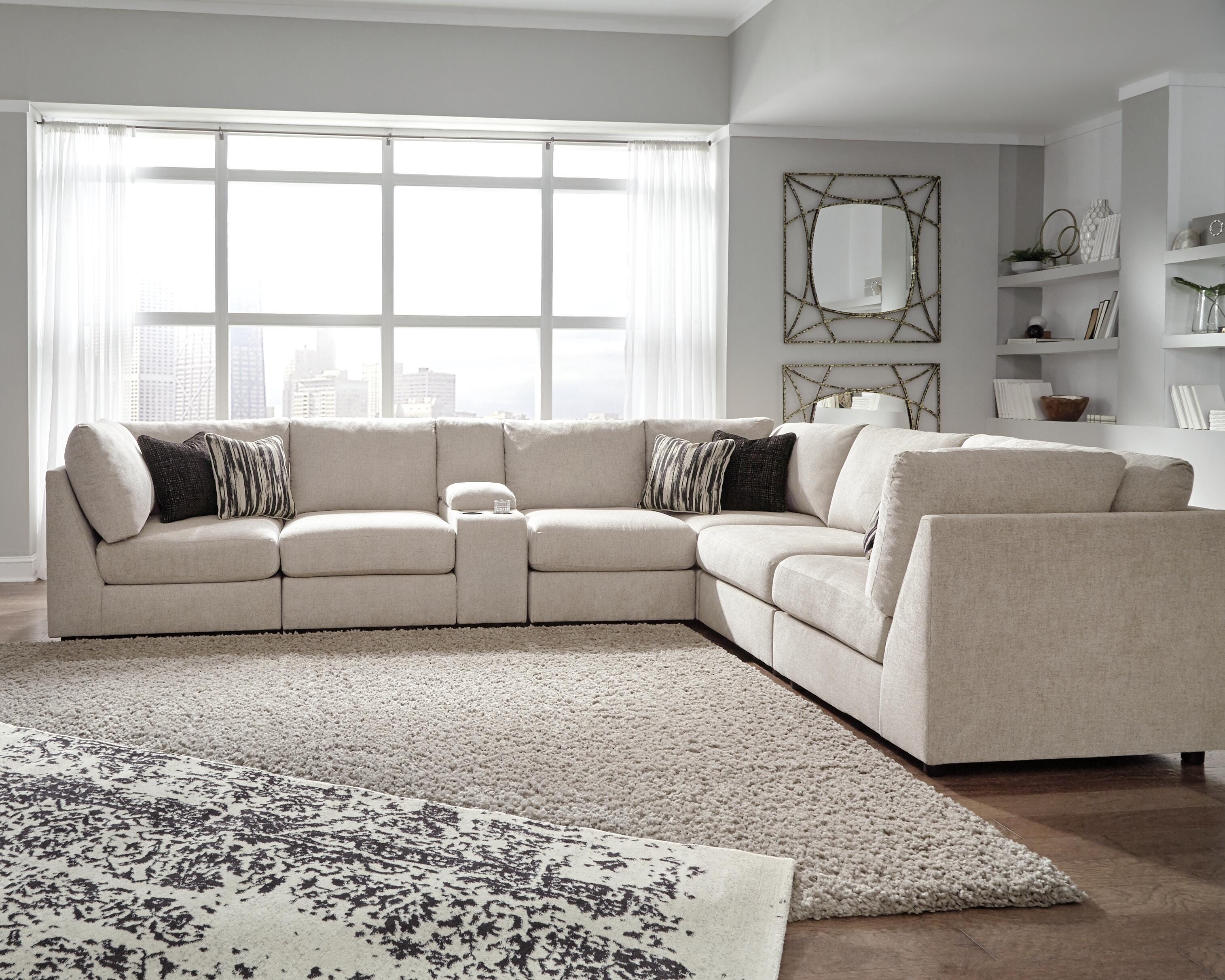7andページ Kellway 7-Piece Modular Sectional with Console | Ashley