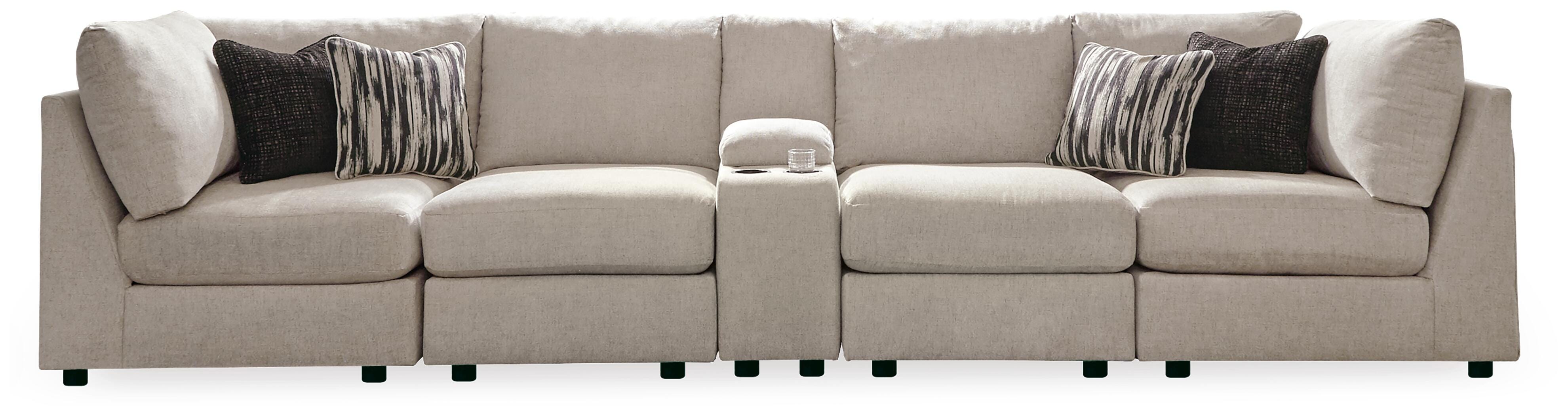 Kellway 5-Piece Modular Sofa with Console