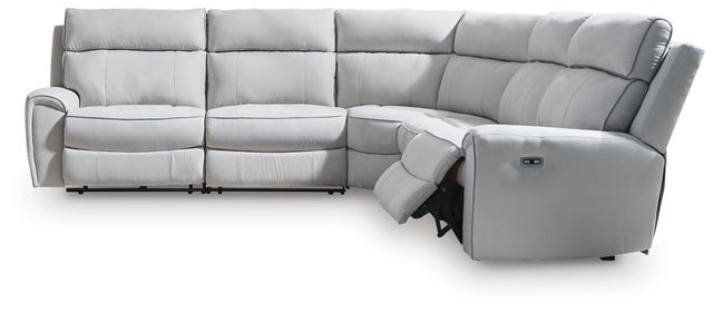 Grafton Pike 5-Piece Dual Power Reclining Modular Sectional