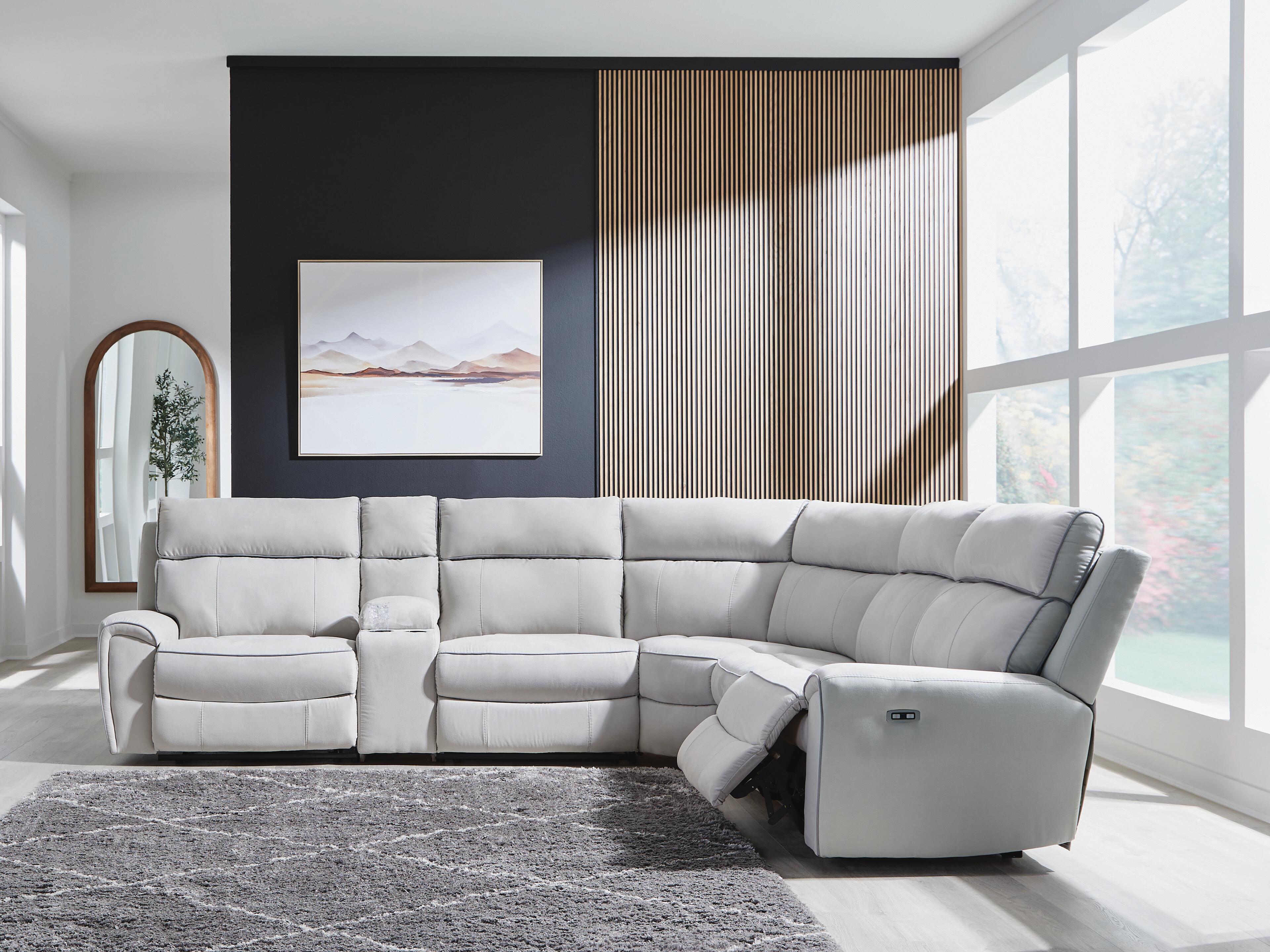 Grafton Pike 6-Piece Power Reclining Sectional - image 1