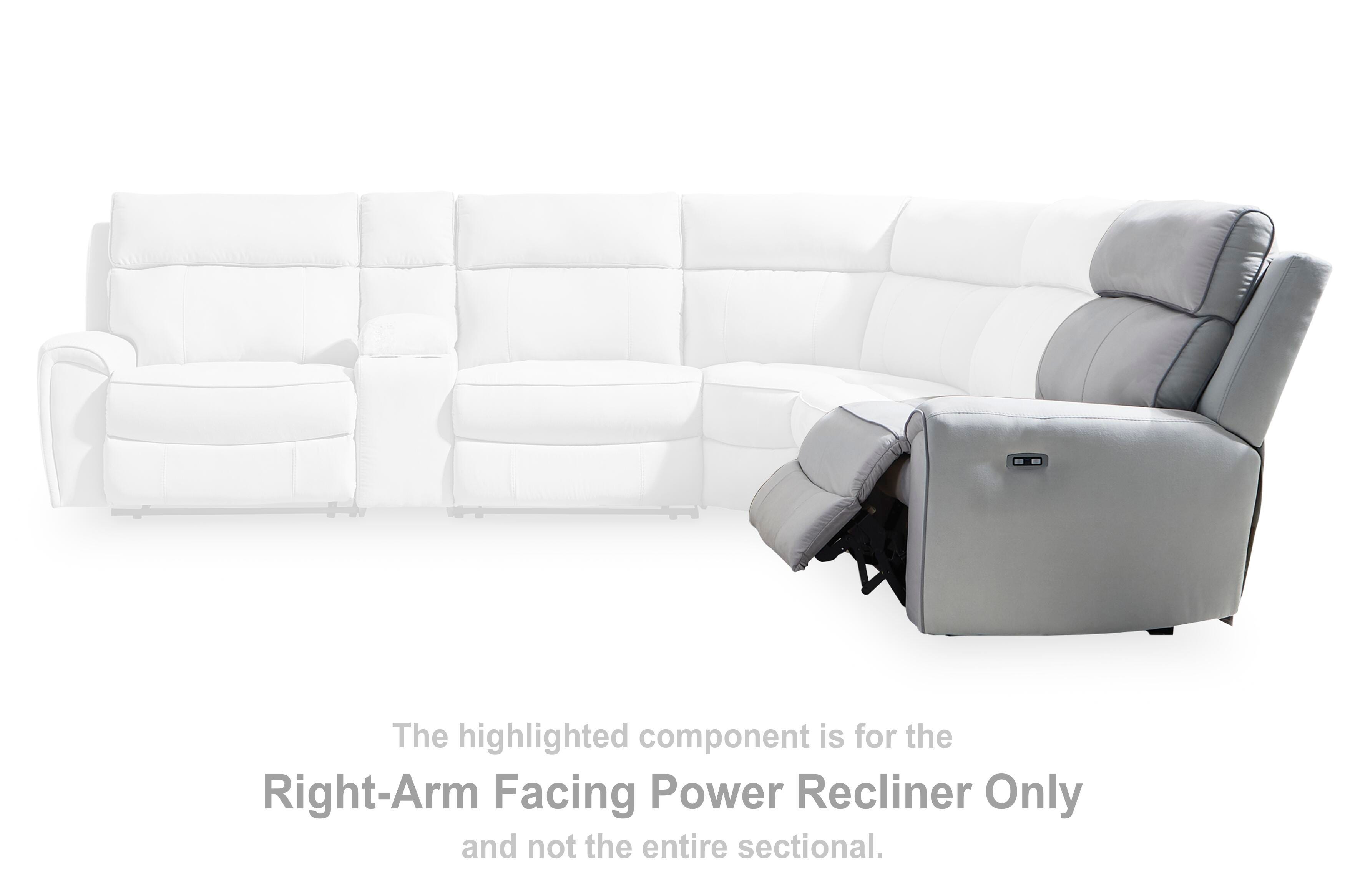 Sillón reclinable eléctrico Grafton Pike con reposabrazos a la derecha - image 2