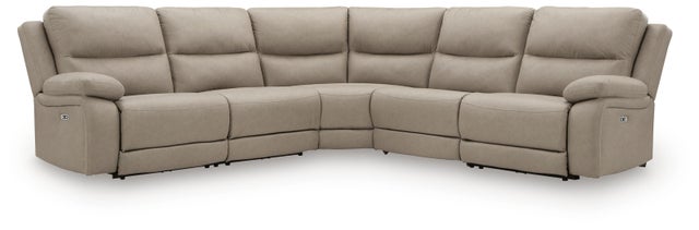 Brannigan 5-Piece Dual Power Reclining Modular Sectional