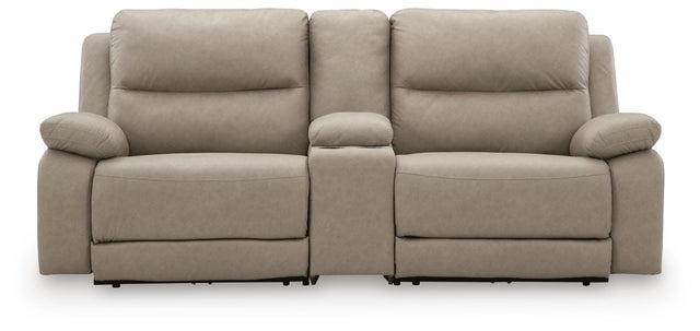 Brannigan 3-Piece Dual Power Reclining Modular Loveseat with Console