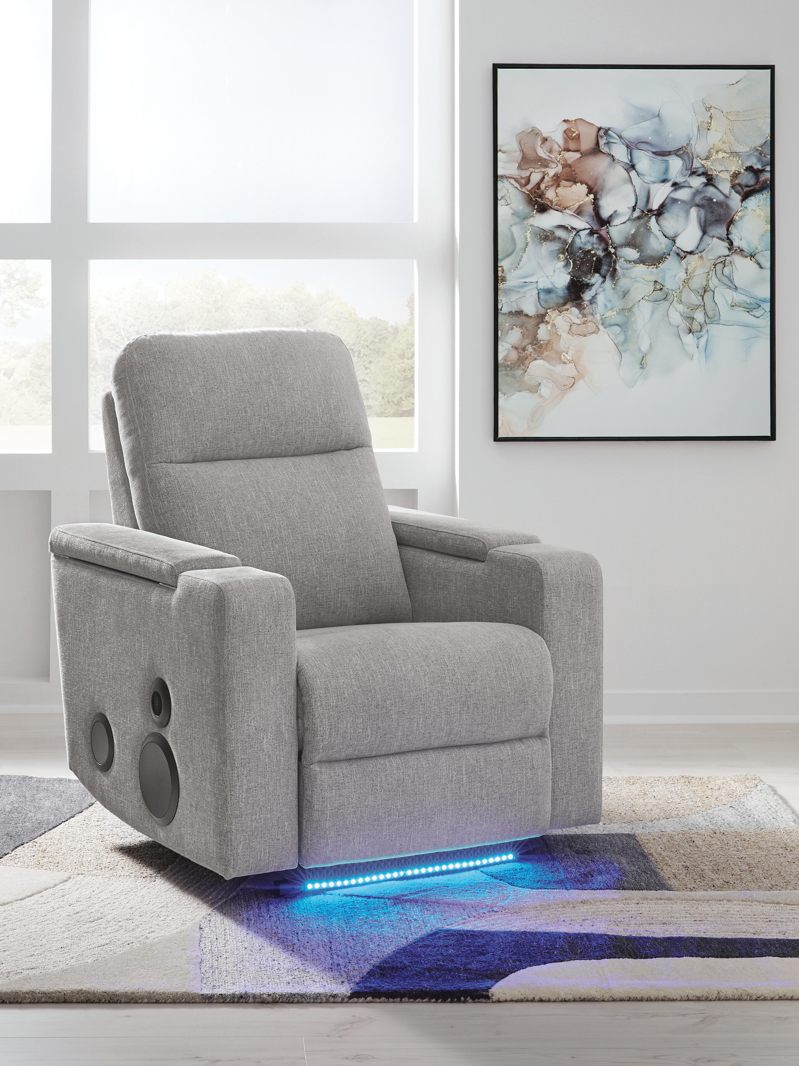 Landdin Power Glider Recliner with Audio System, , rollover