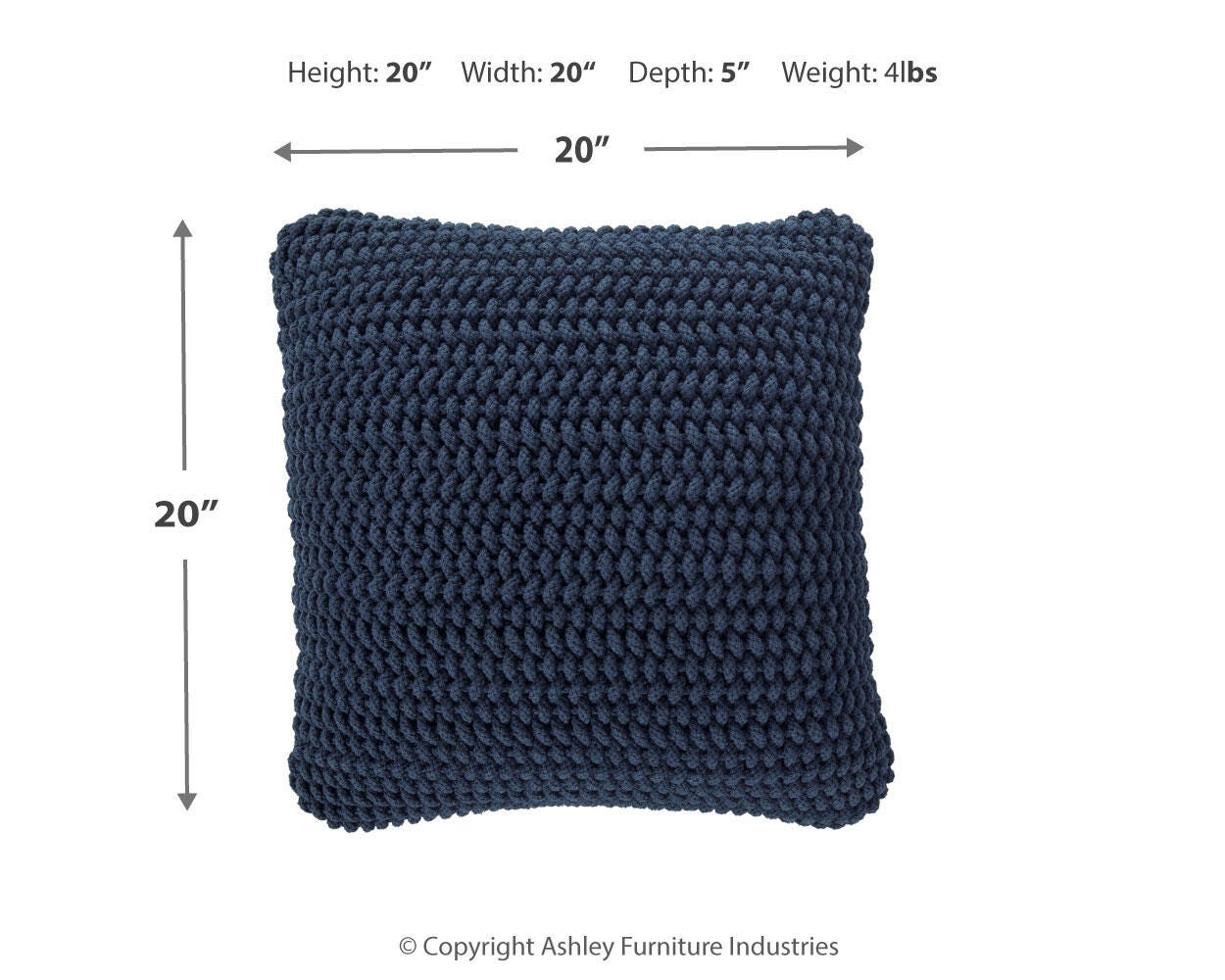The dimensions of the Renemore Pillow
