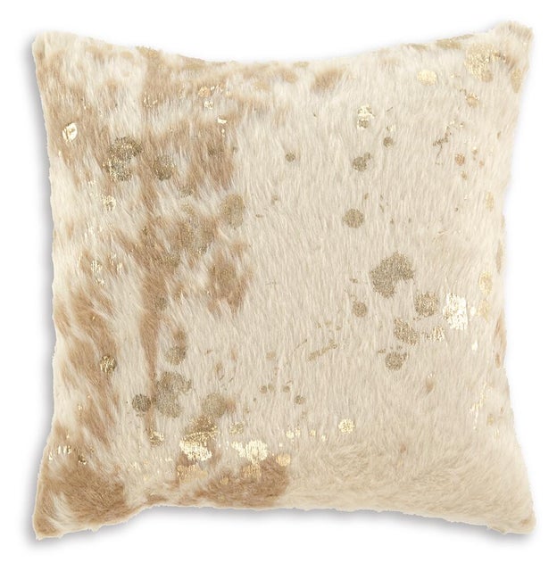 Landers Pillow, Cream/Gold