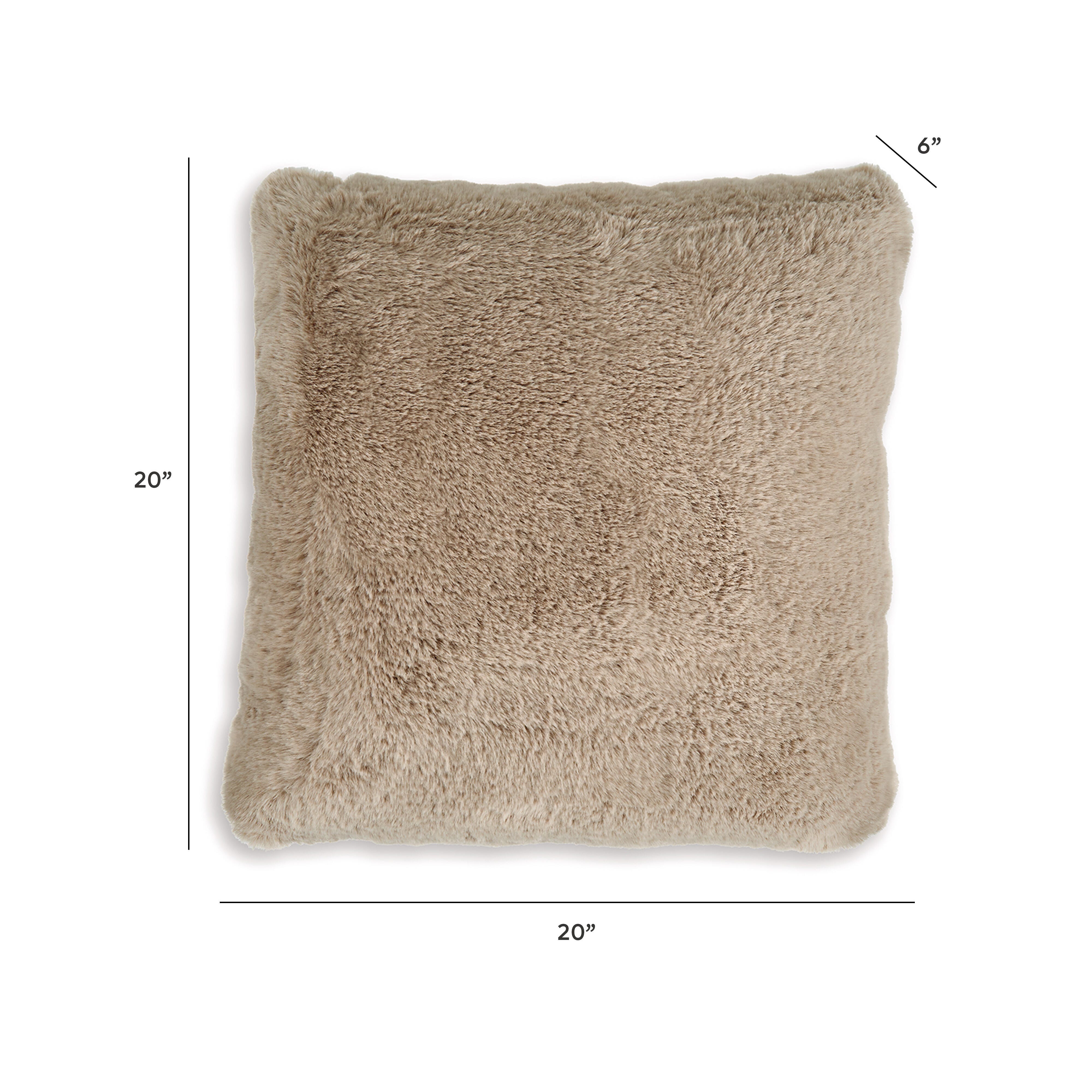 Gariland Pillow, Taupe, large
