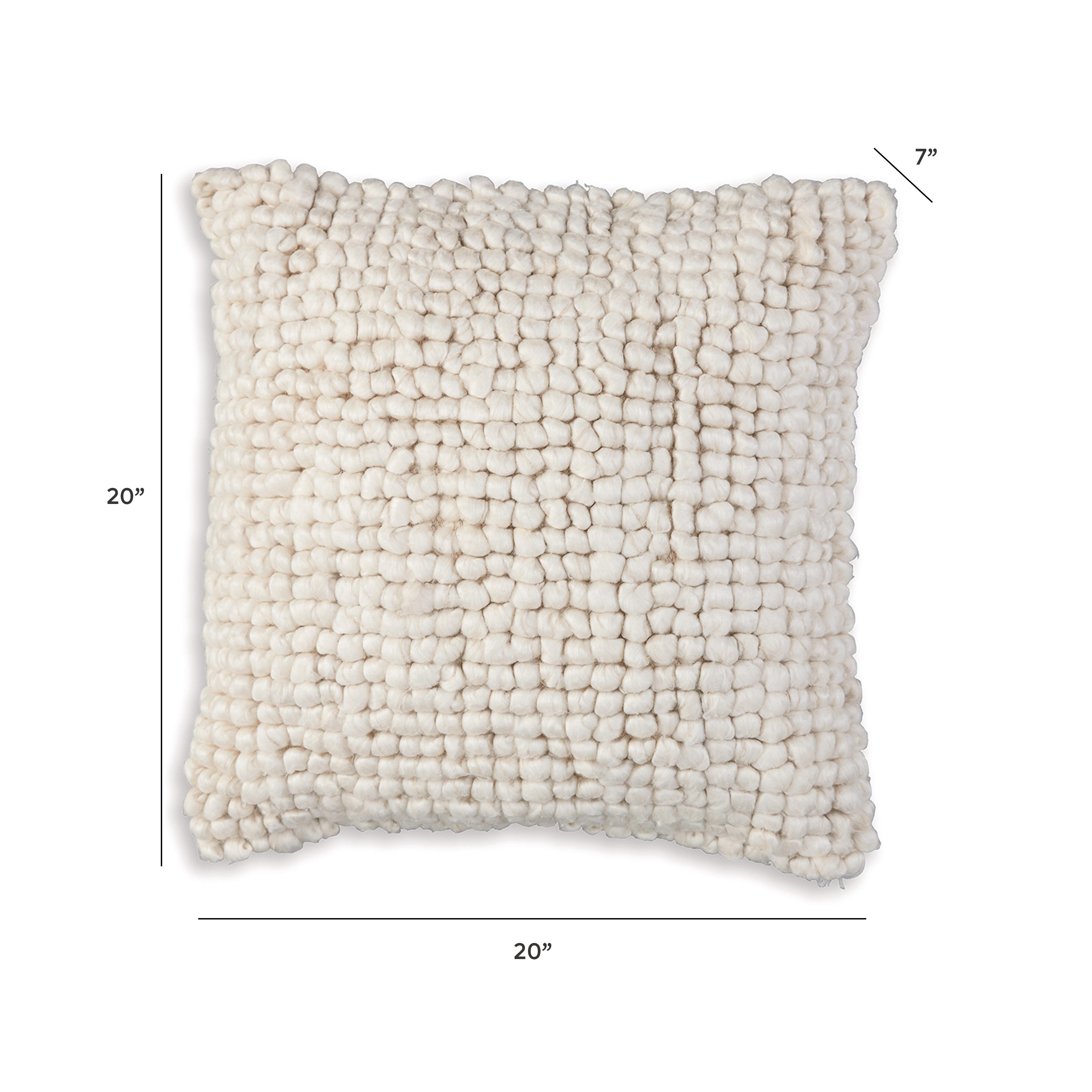 Aavie Pillow, Ivory, large