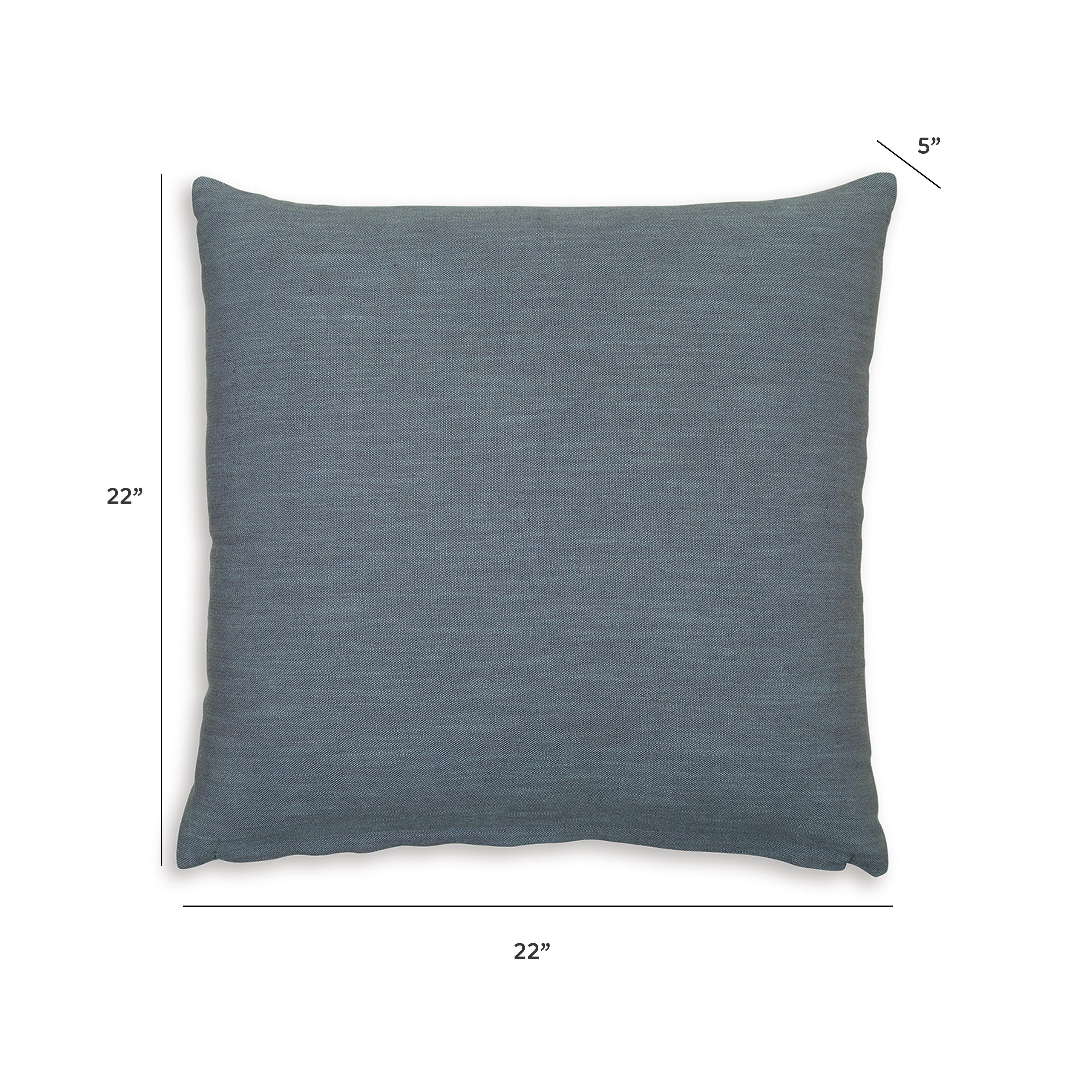 Thaneville Pillow, Blue, large