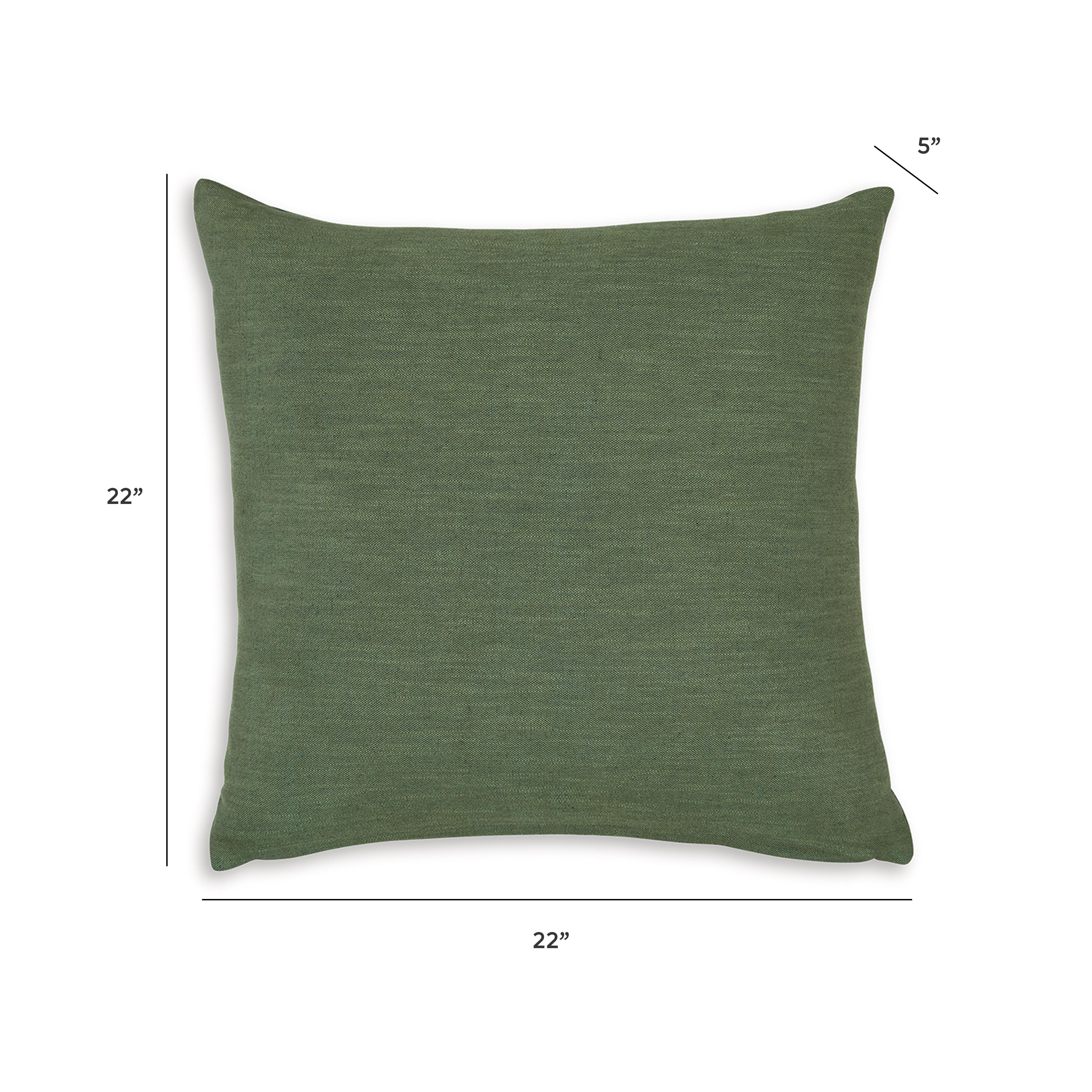 Thaneville Pillow, Green, large