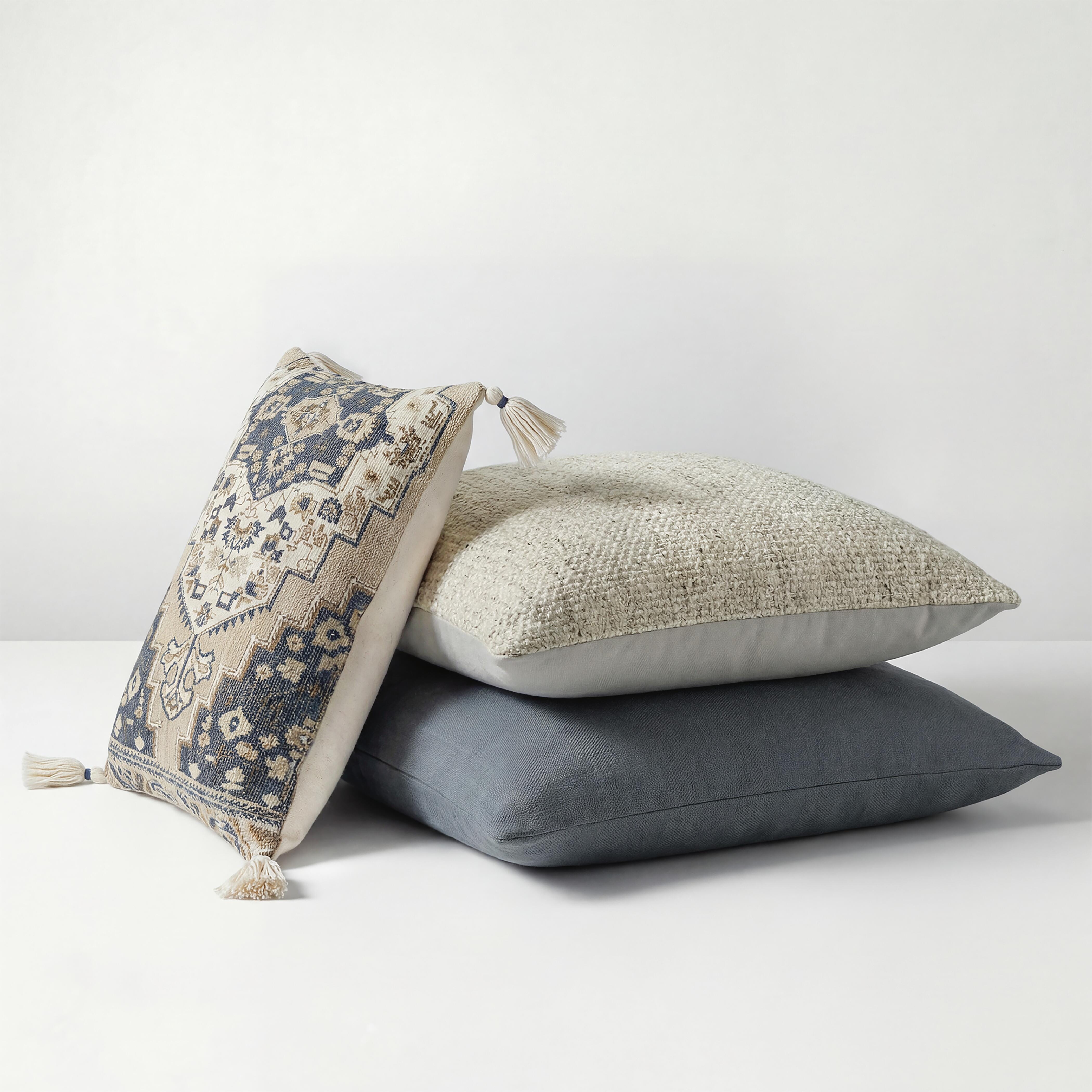 Thaneville Pillow, Blue, large