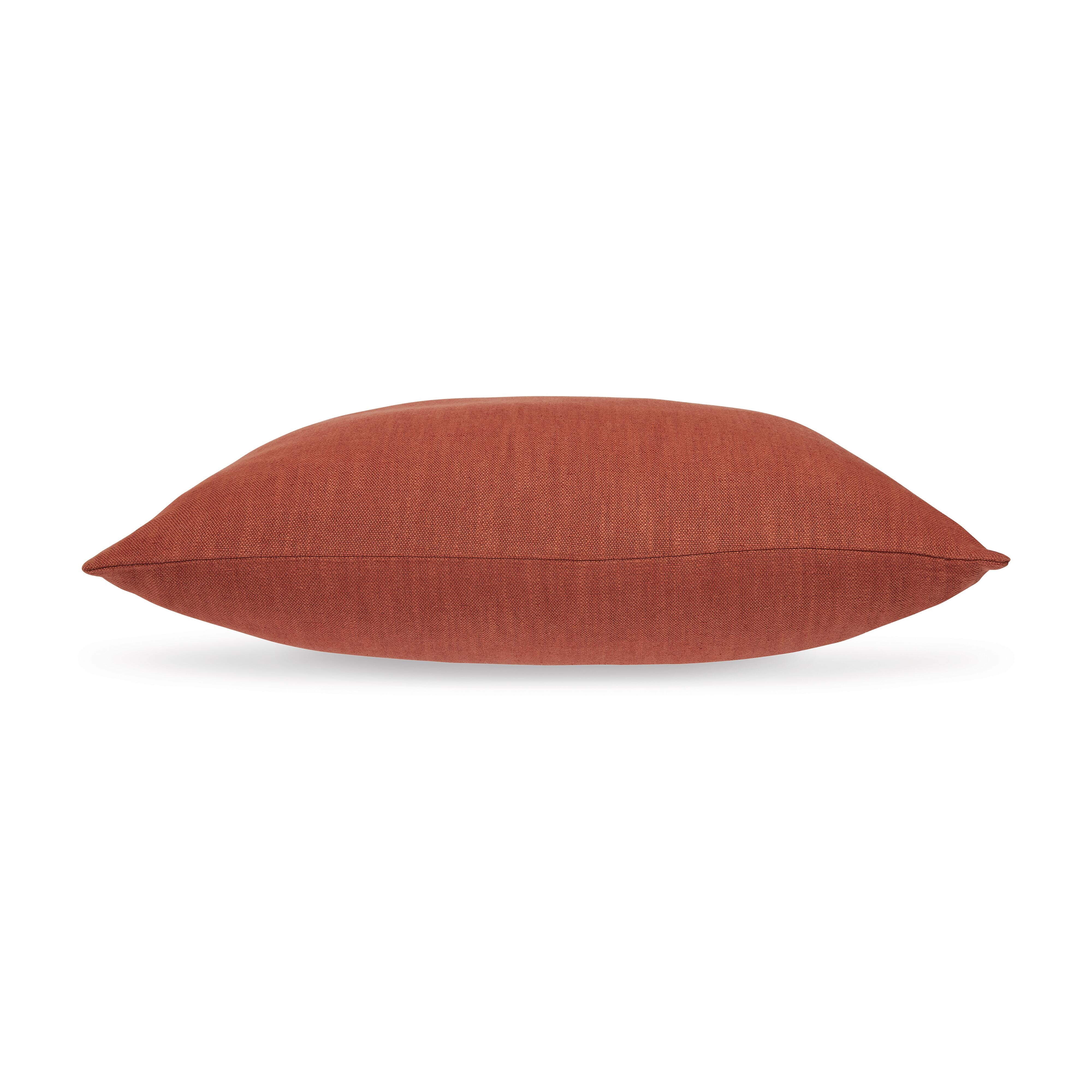 Thaneville Pillow, Rust, large