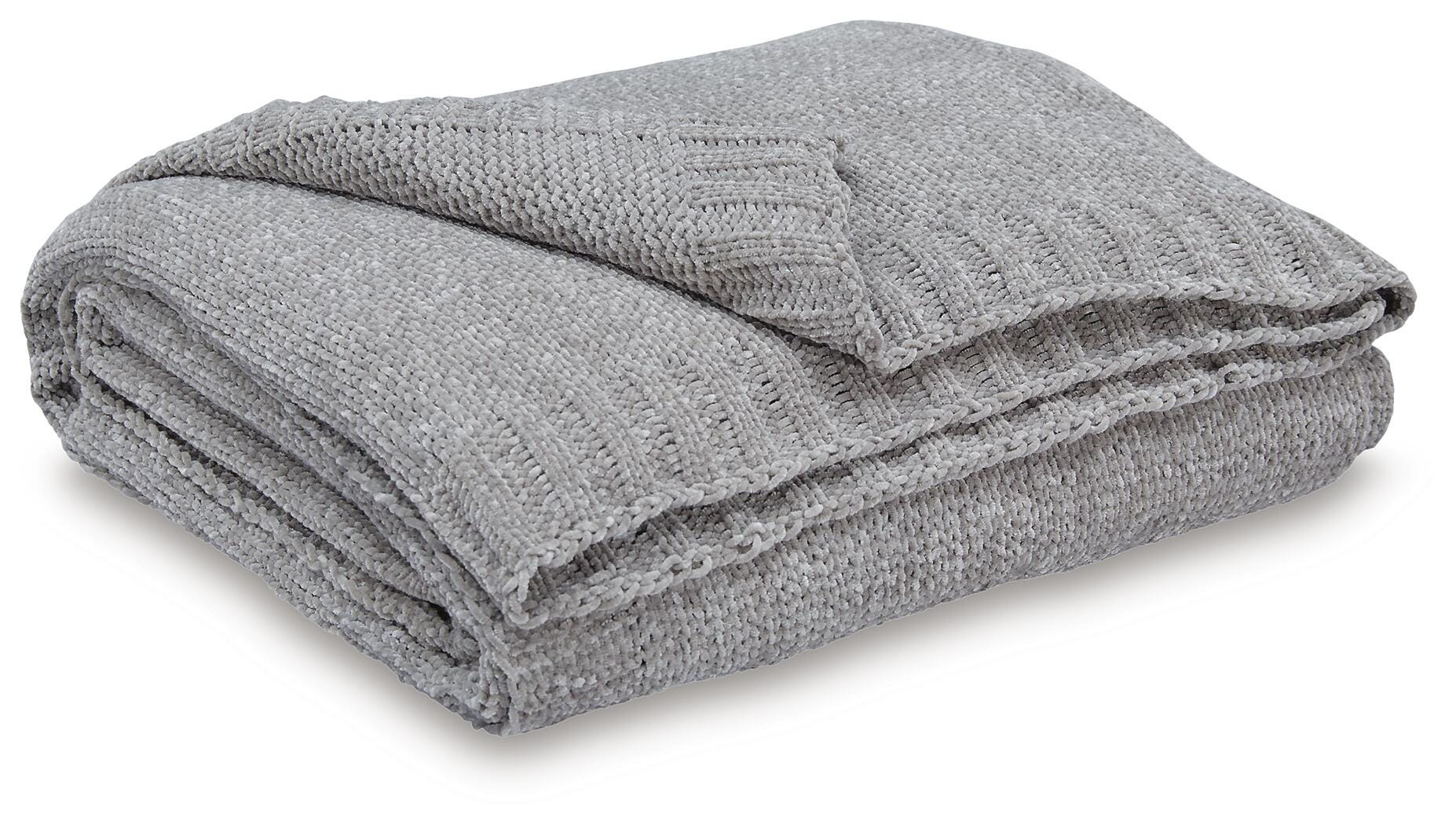 Anawood Throw, Gray, large