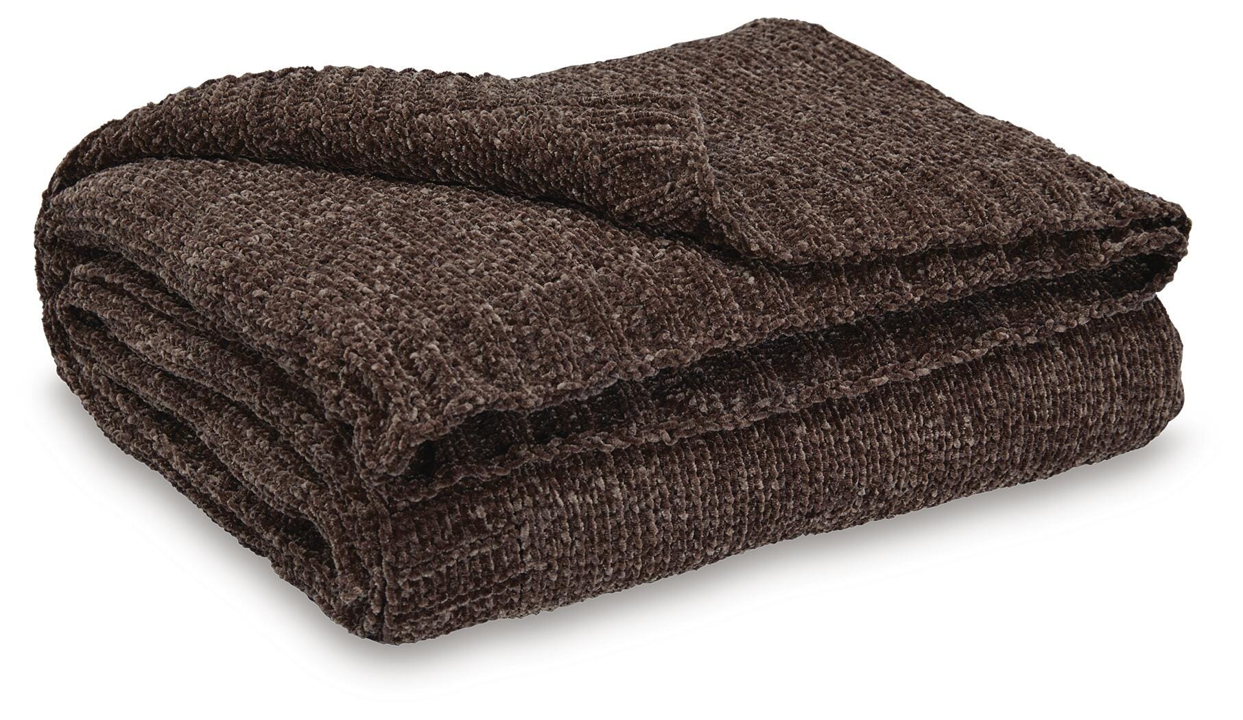 Anawood Throw, Brown, large