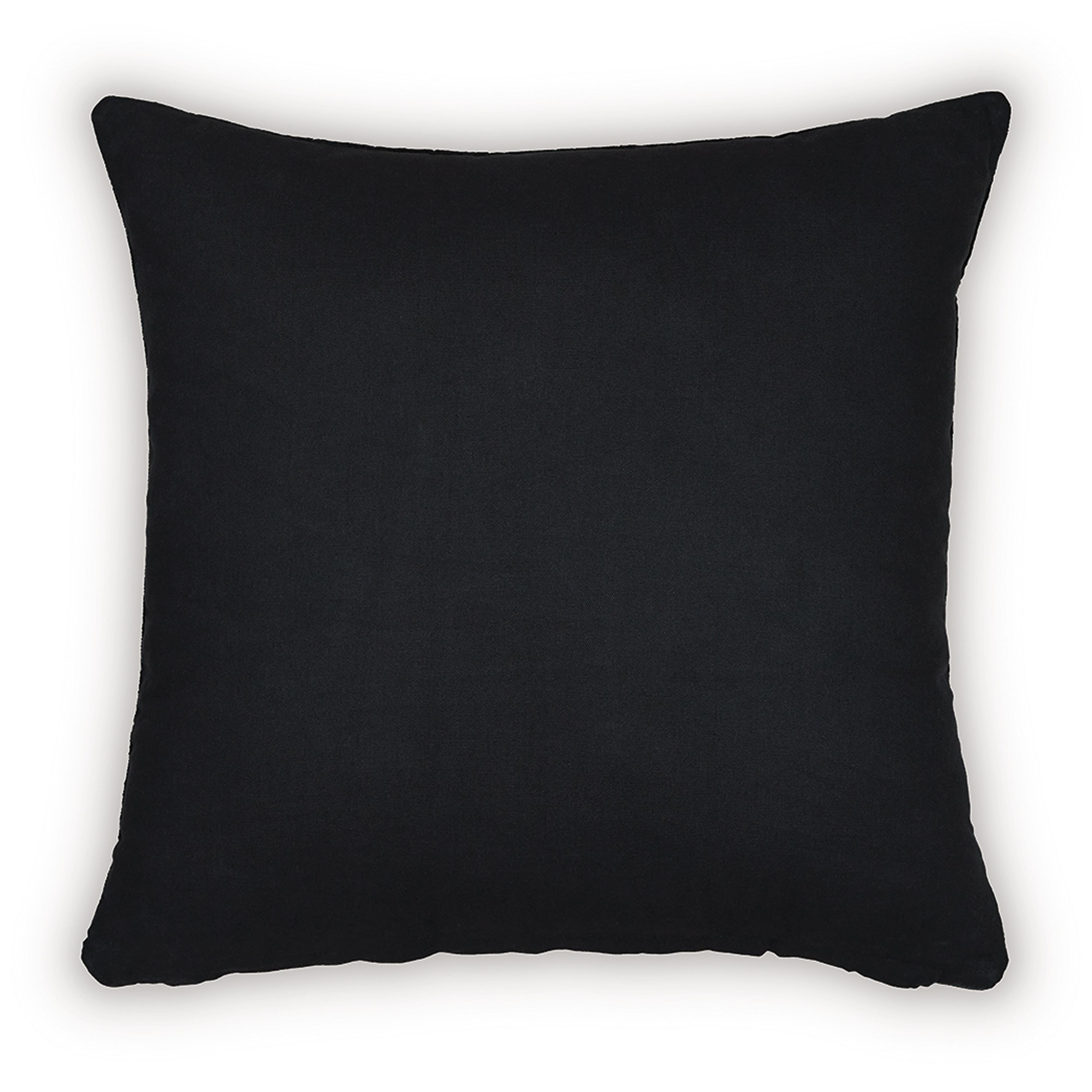 Kydner Pillow, Black/Silver, large