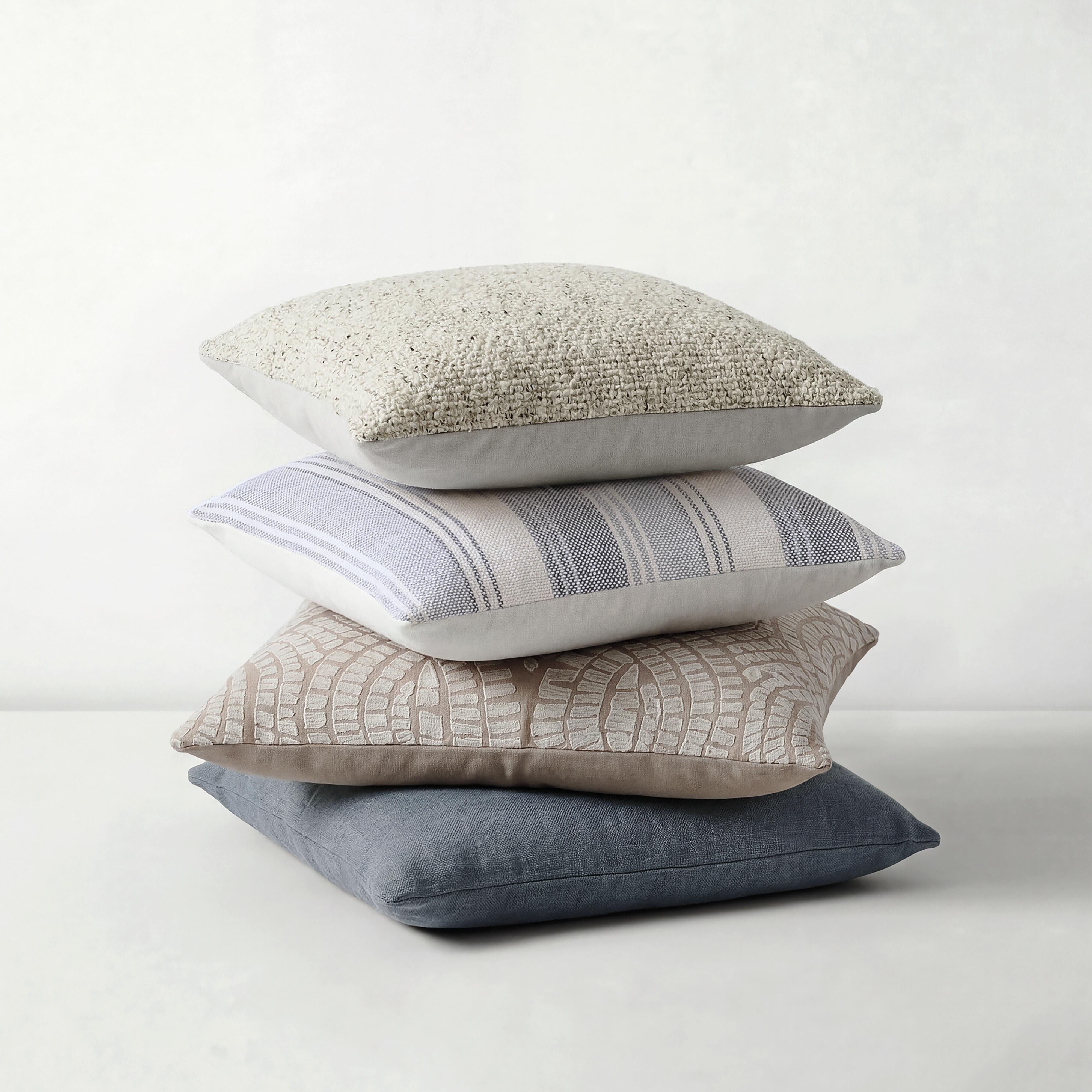 Thaneville Pillow, Blue, large