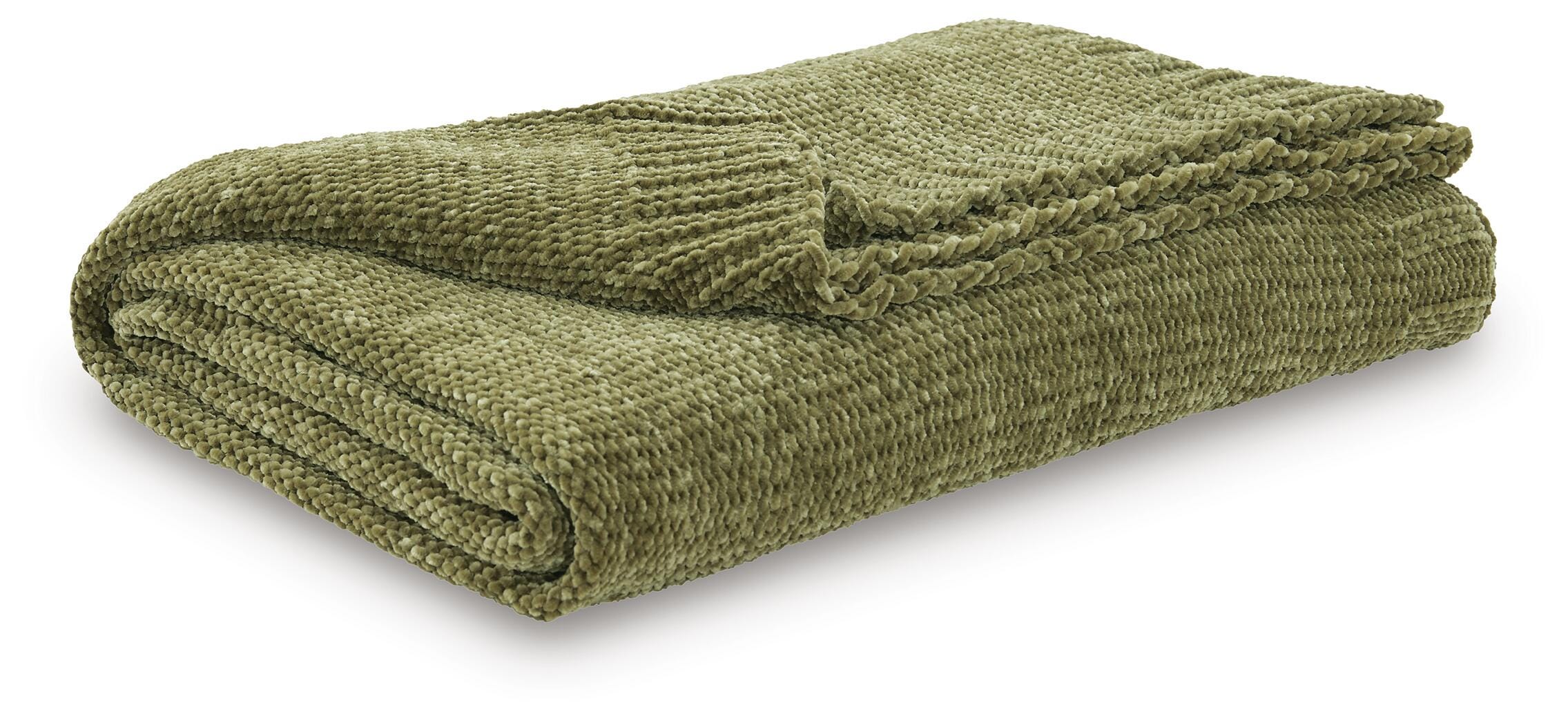 Anawood Throw, Olive Green, large