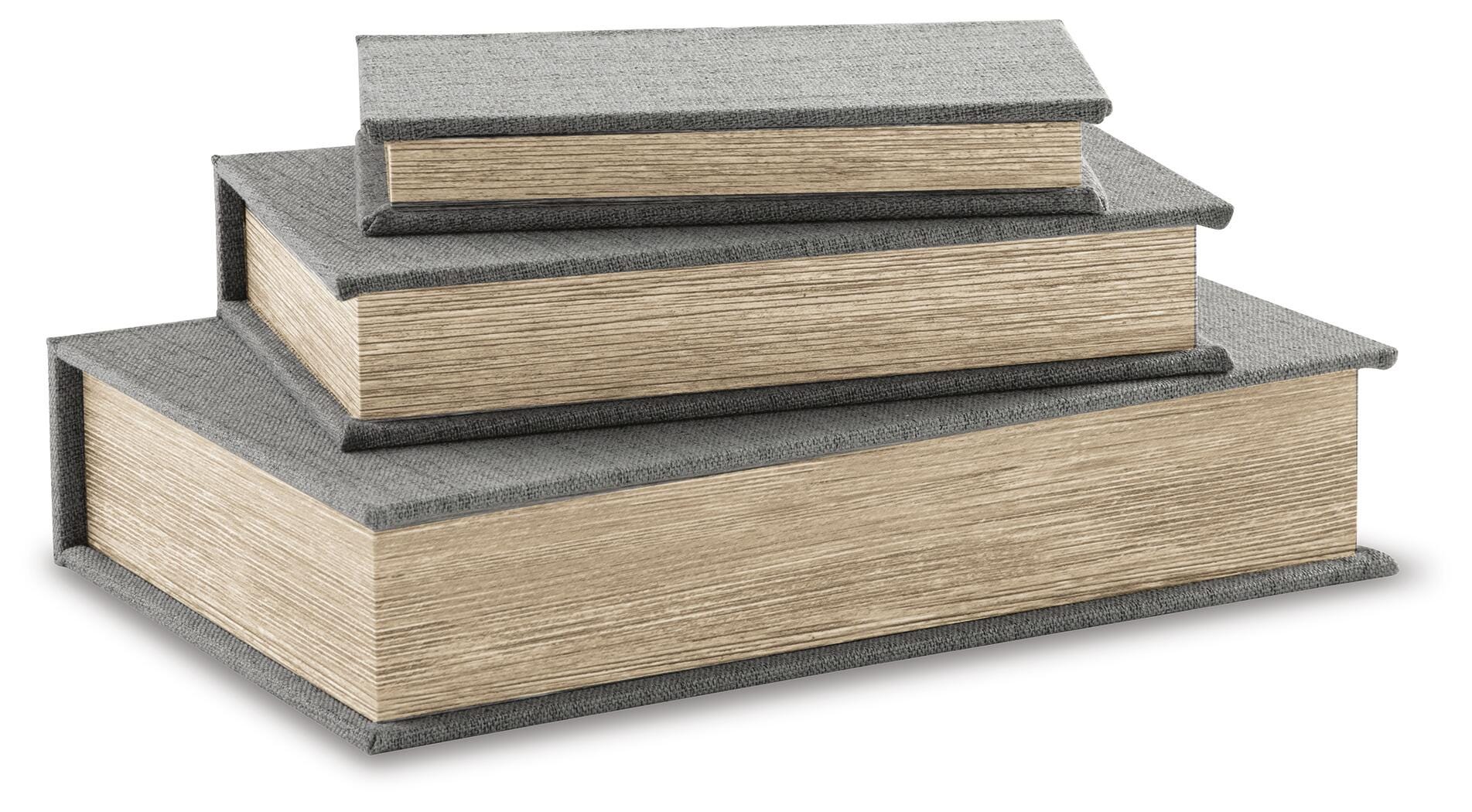 Jolina Box (Set of 3), Gray, large
