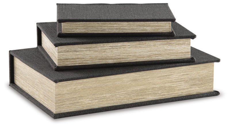 Jolina Box (Set of 3), Black