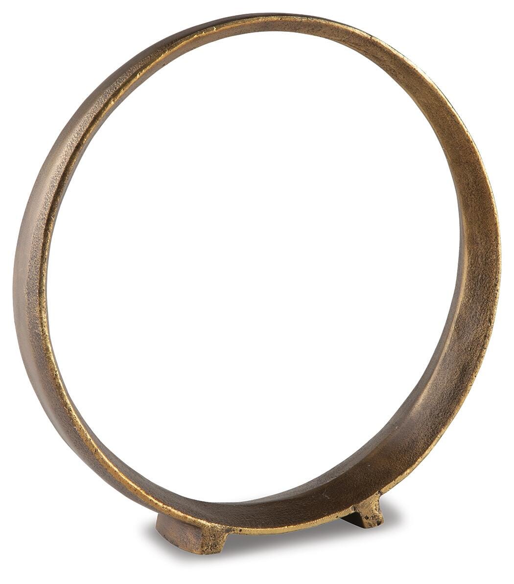 Ryandale Sculpture, Antique Brass Finish, large