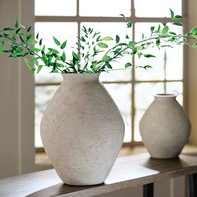 Hannela Vase, Antique Tan, large