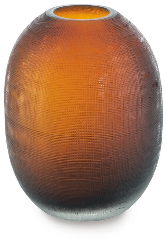 Embersen Short Vase, Amber