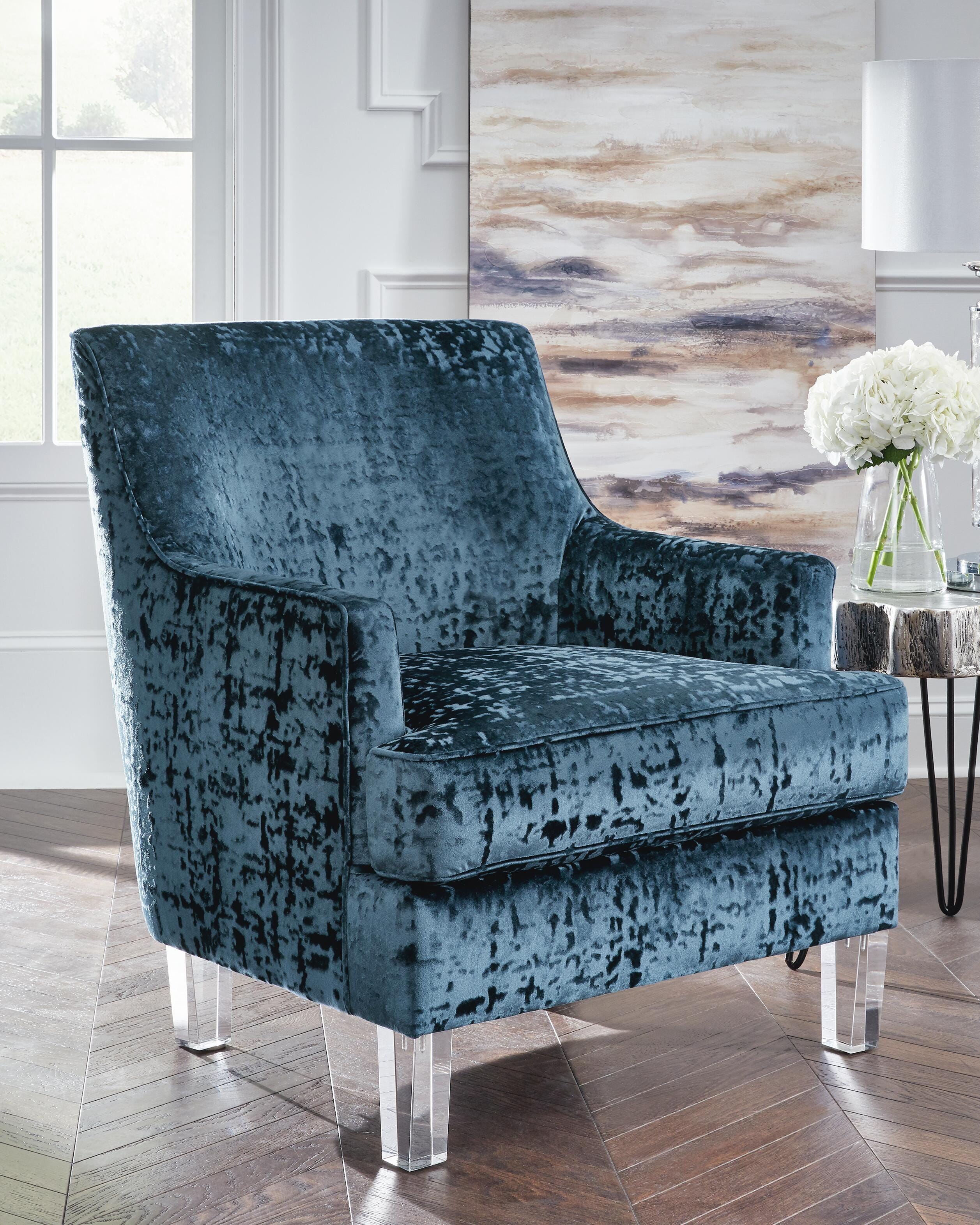 Gloriann Accent Chair, Lagoon, rollover