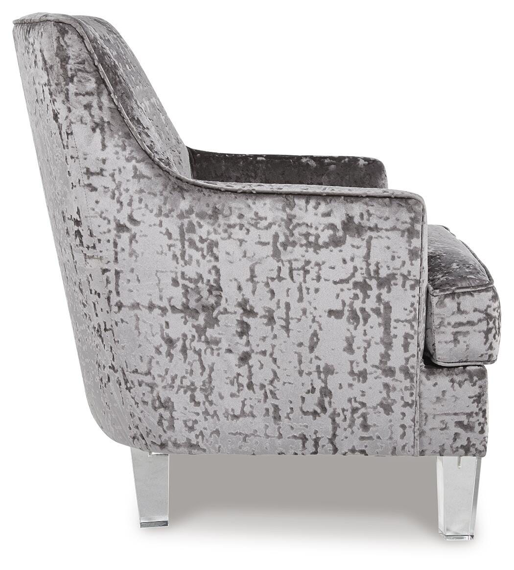 Gloriann Accent Chair, Pewter, large