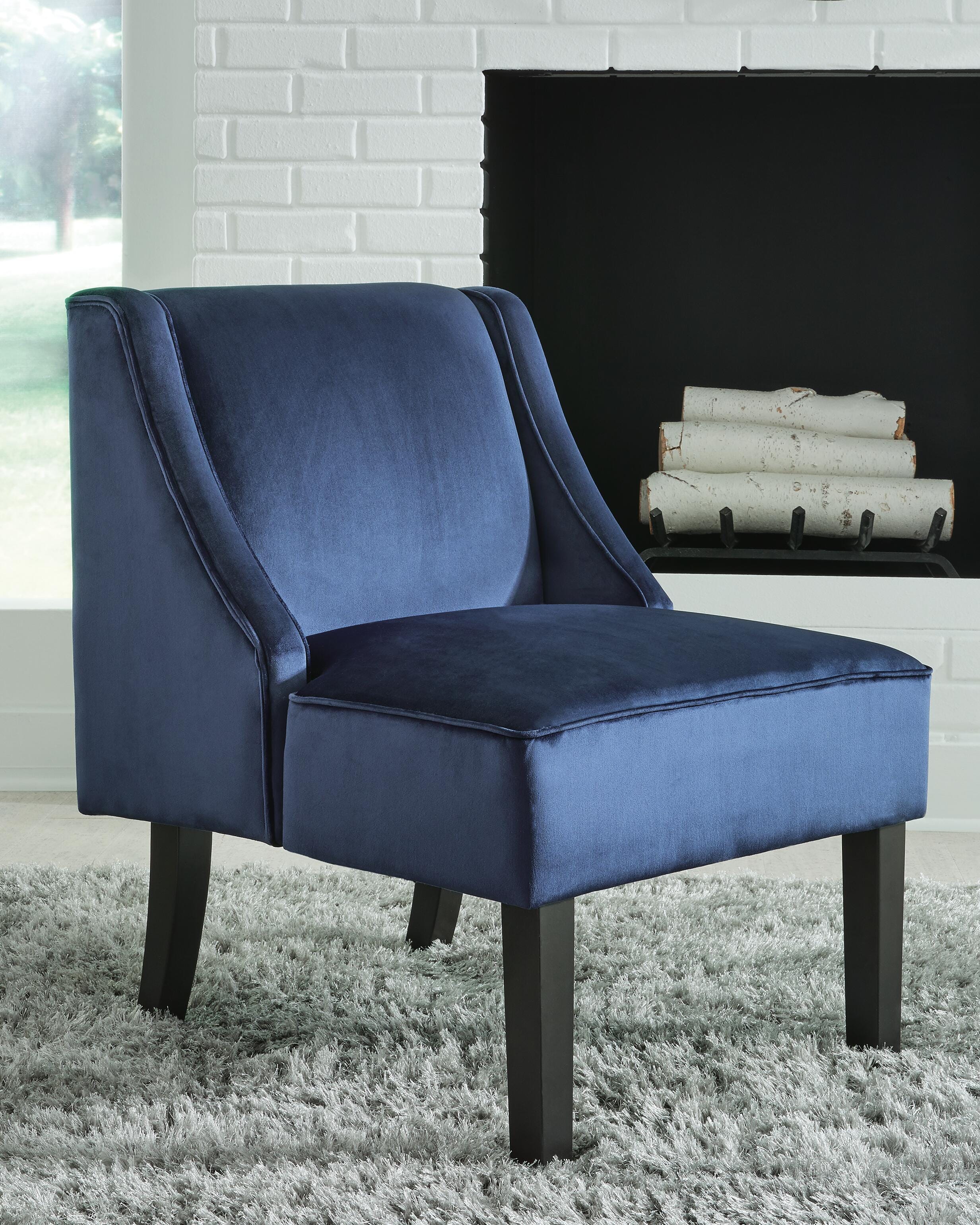 Janesley Accent Chair, Navy, large