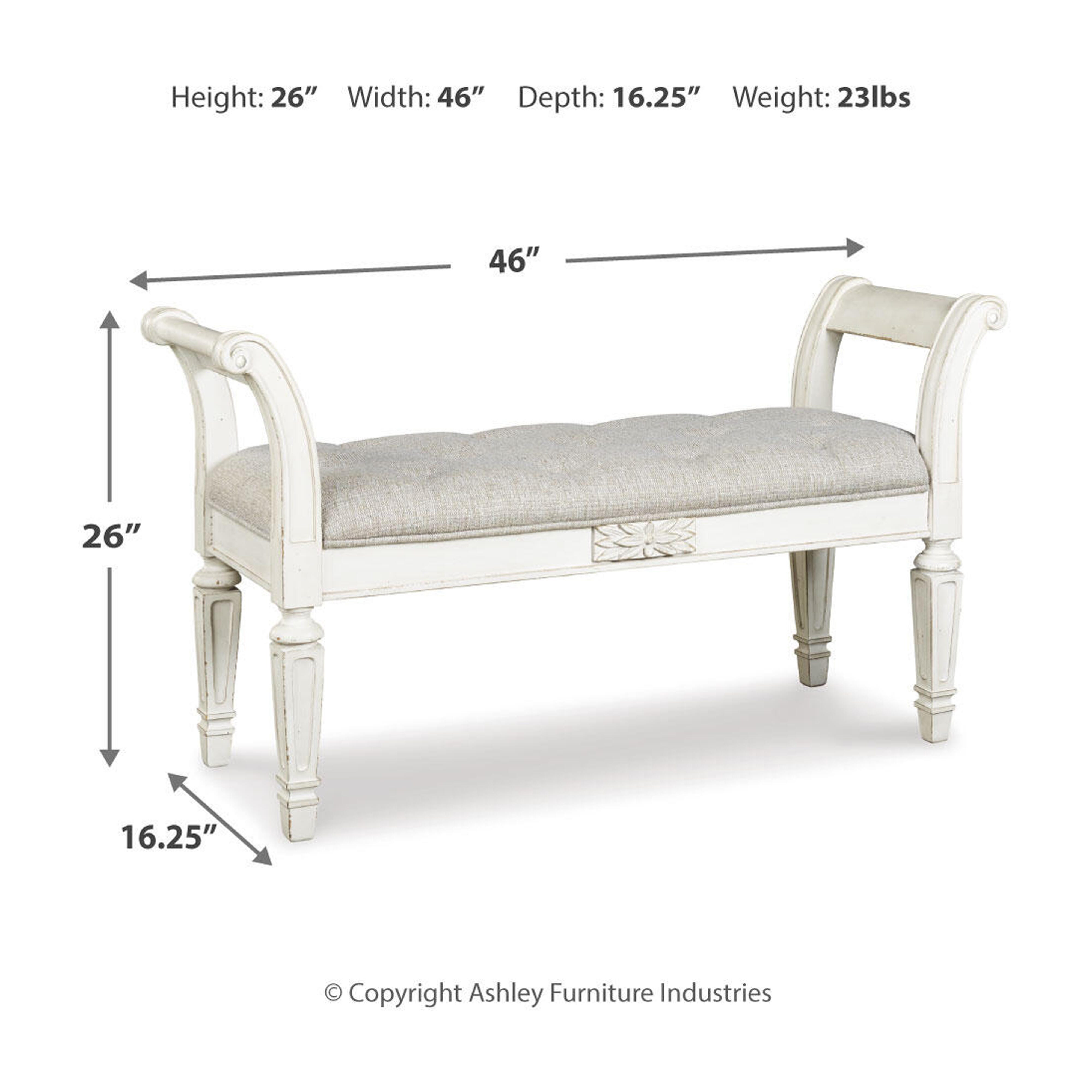 Realyn Accent Bench - image 7