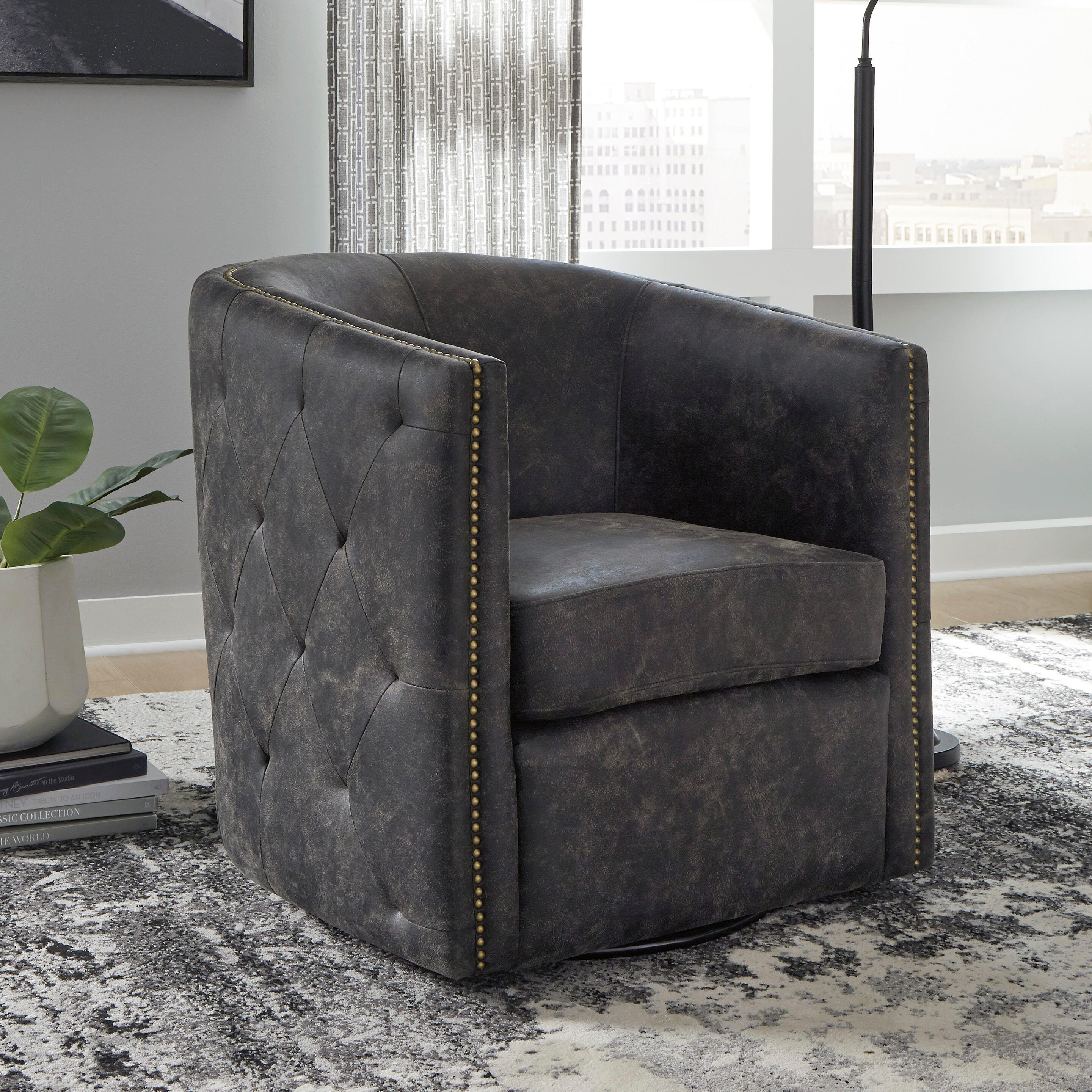 Silla giratoria decorativa Brentlow - image 2