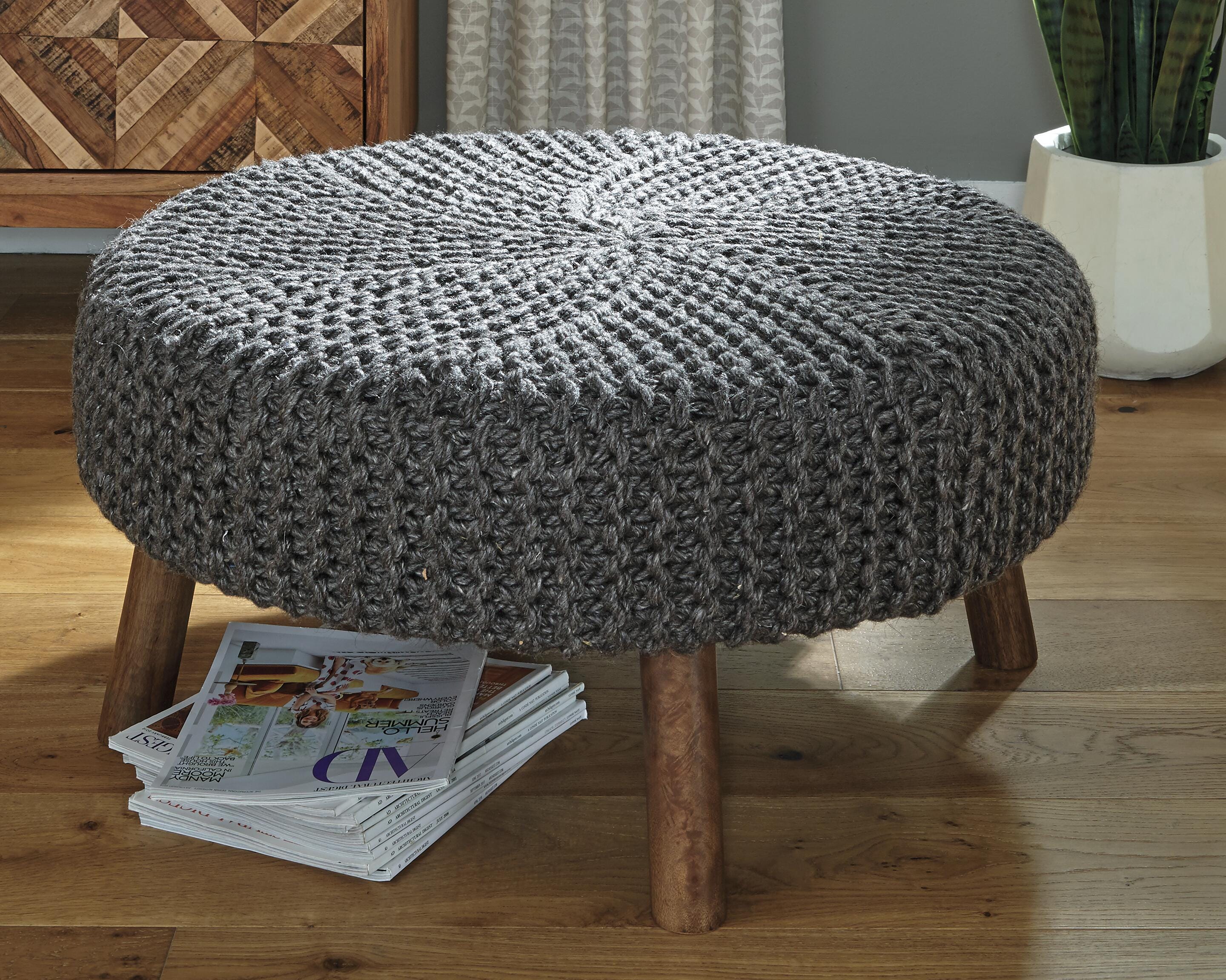 Jassmyn Oversized Accent Ottoman, , large