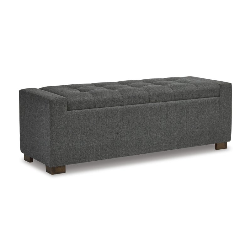 Cortwell Storage Bench, Gray