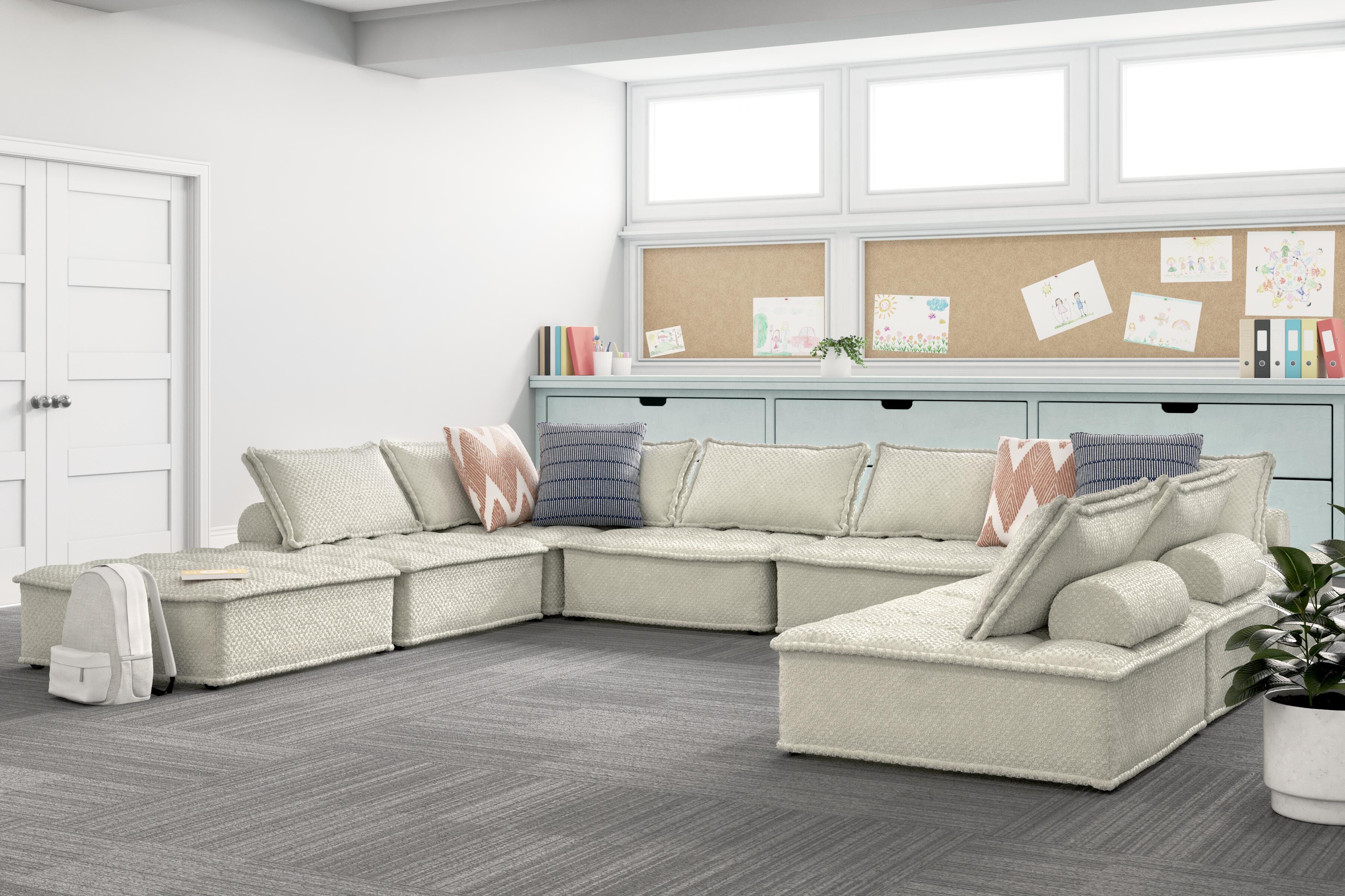 Bales 8-Piece Modular Seating, Taupe, large