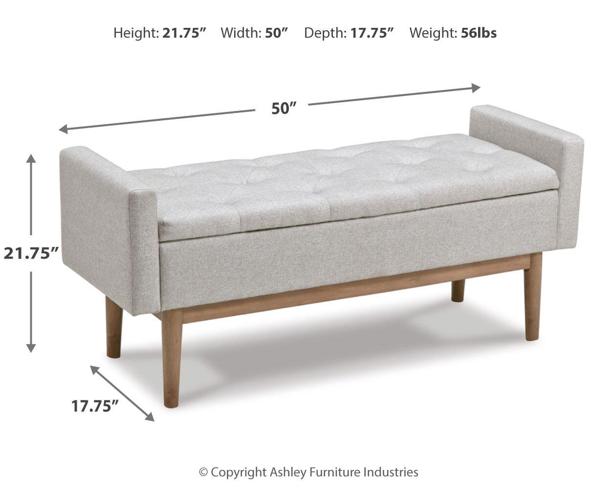 Briarson Storage Bench - image 7
