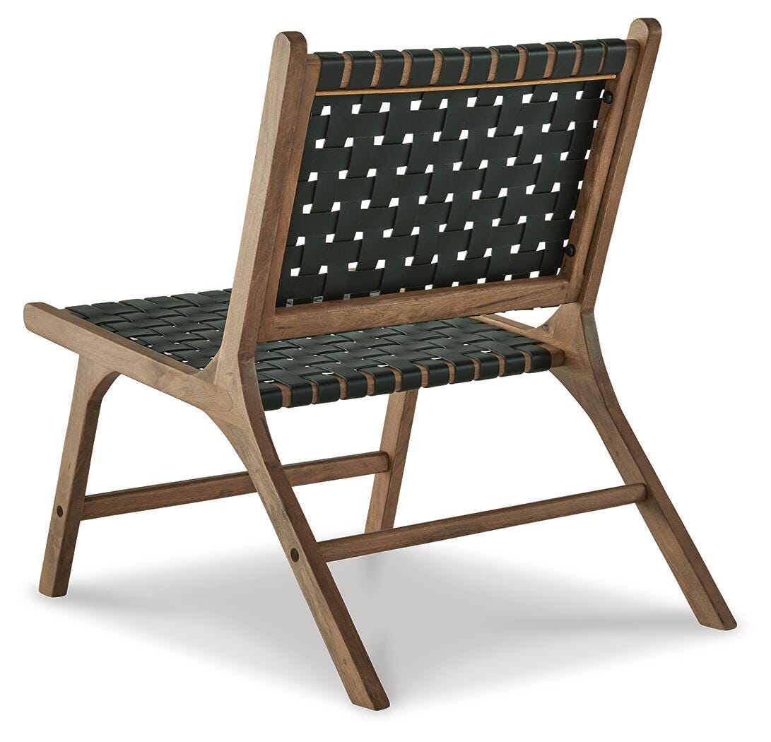 Fayme Accent Chair, Light Brown/Black, large