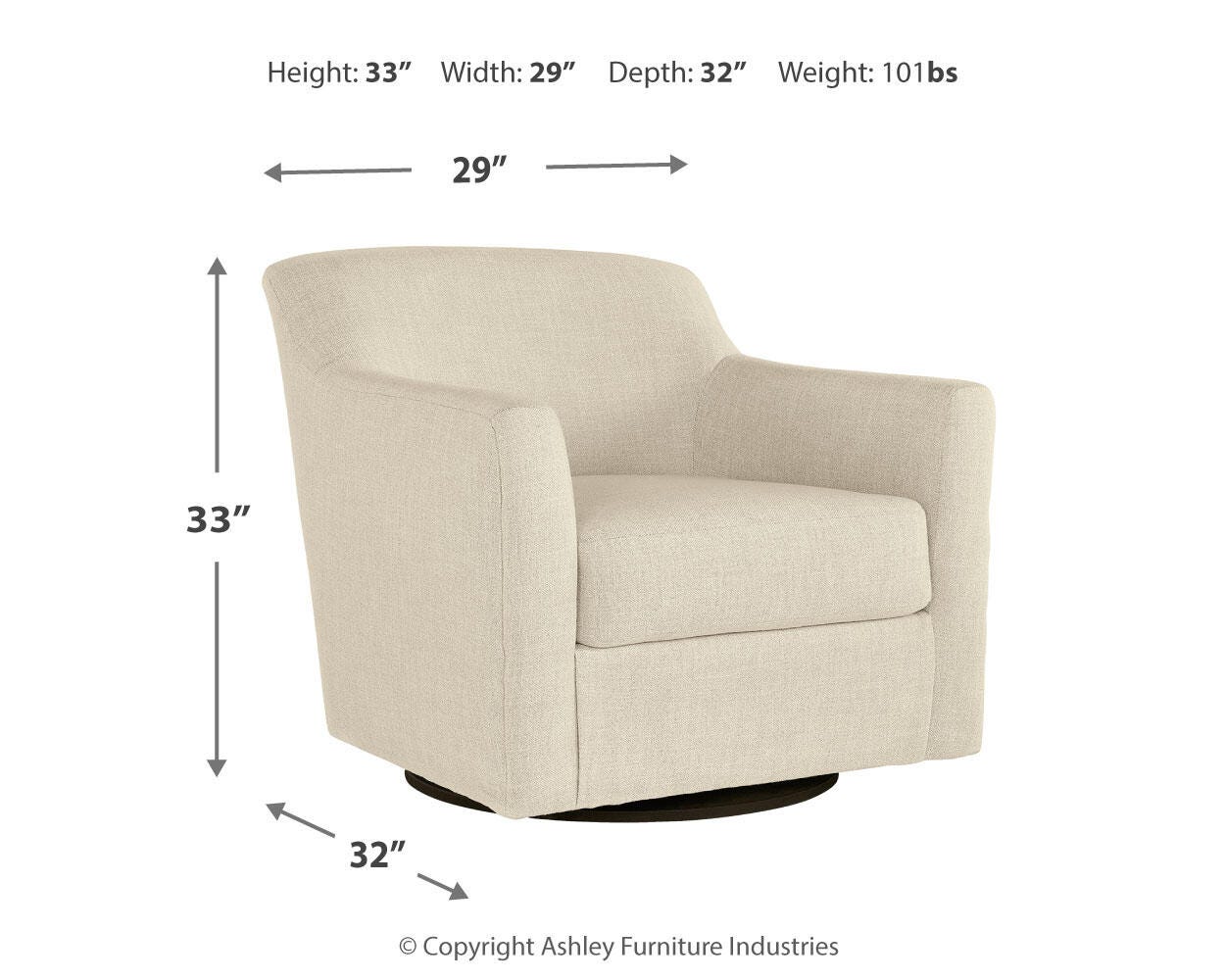 Bradney Swivel Accent Chair - image 7
