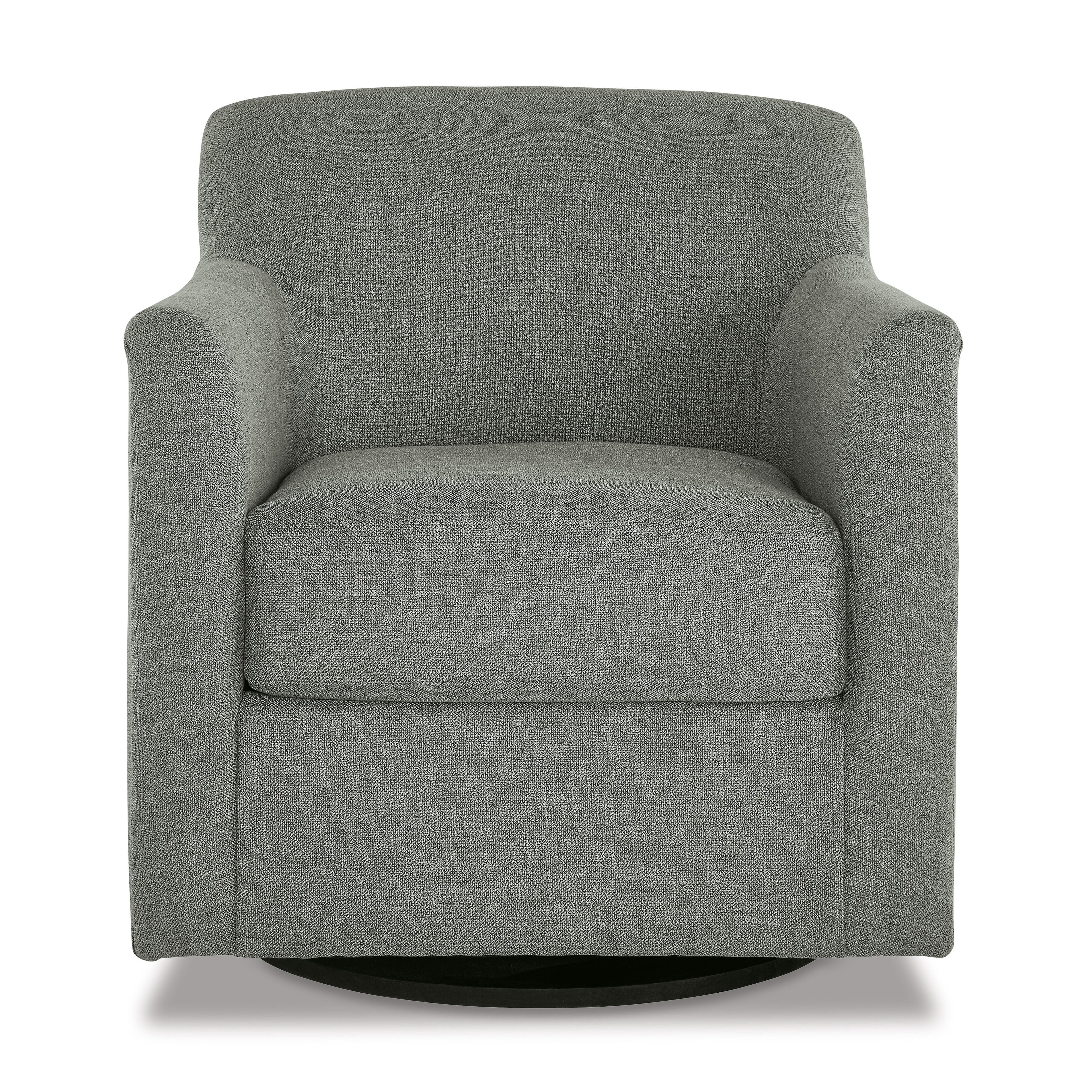 Bradney Leather Swivel Accent Chair | Ashley