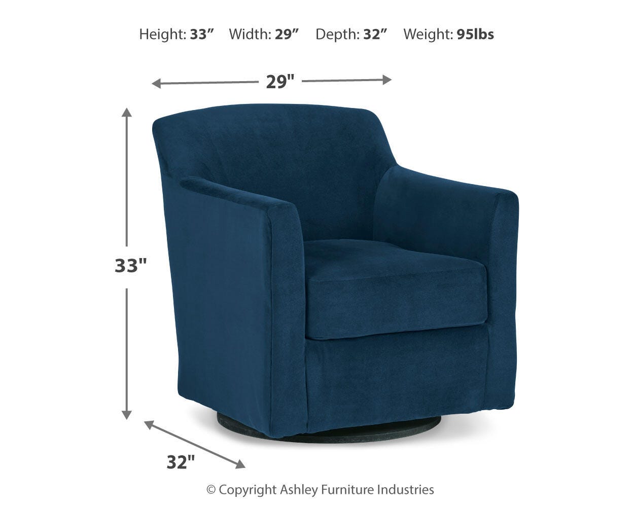 Bradney Swivel Accent Chair - image 6