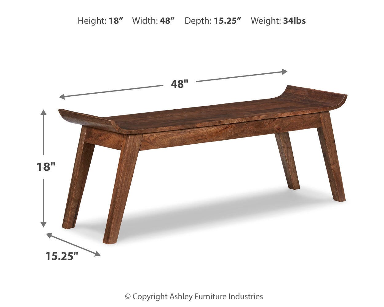 Abbianna Accent Bench, , large