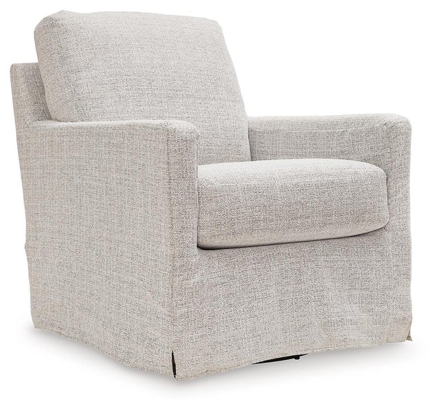 Nenana Next-Gen Nuvella™ Performance Fabric Swivel Glider Accent Chair