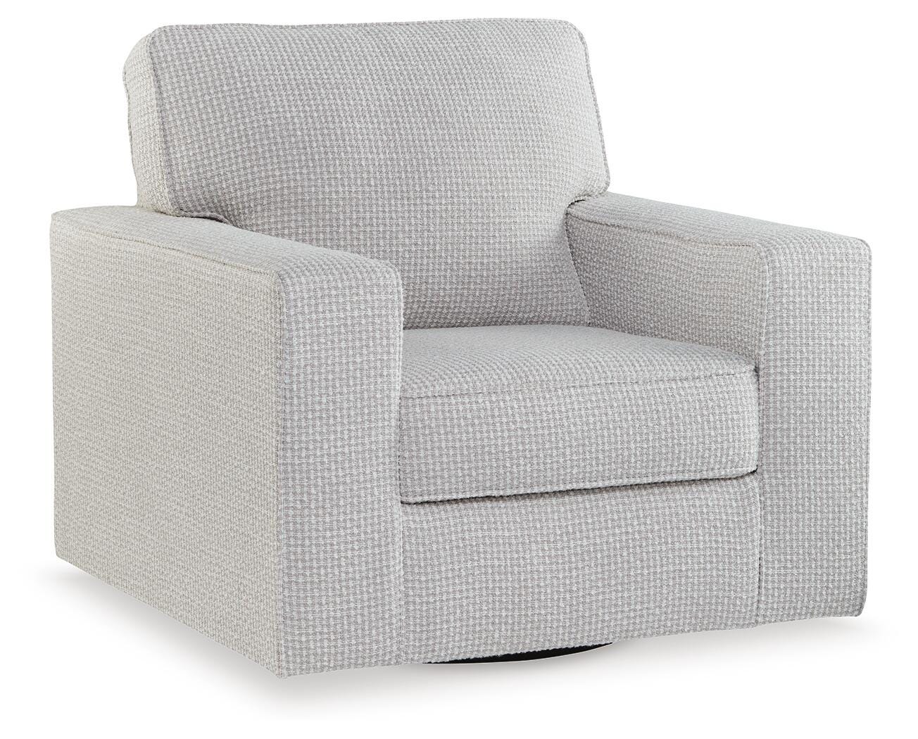Olwenburg Swivel Accent Chair, Taupe, large