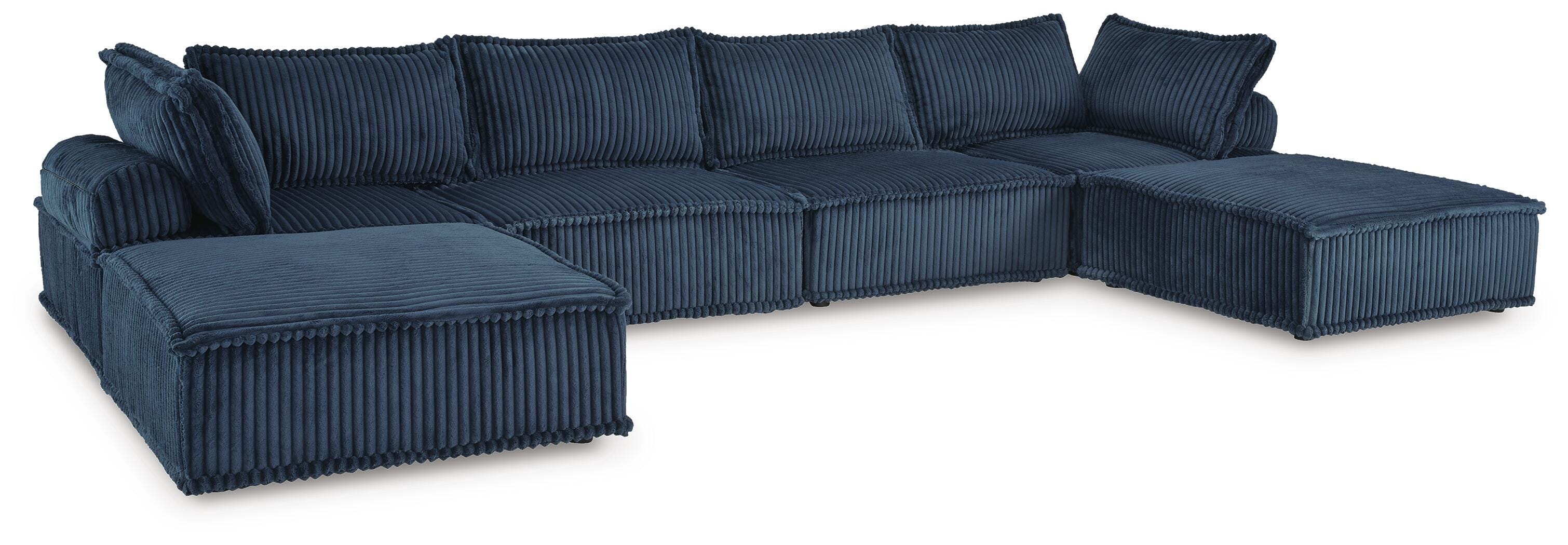Bales 6-Piece Modular Seating, Navy, large
