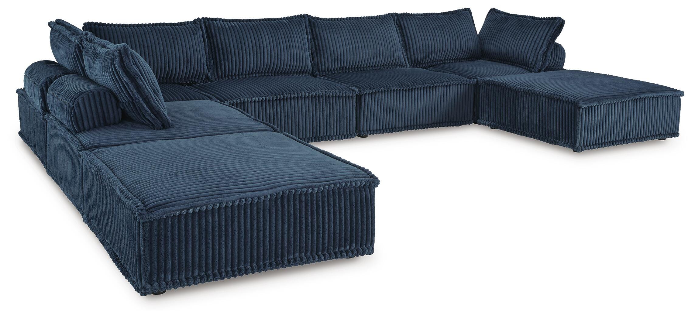 Bales 7-Piece Modular Seating, Navy, large