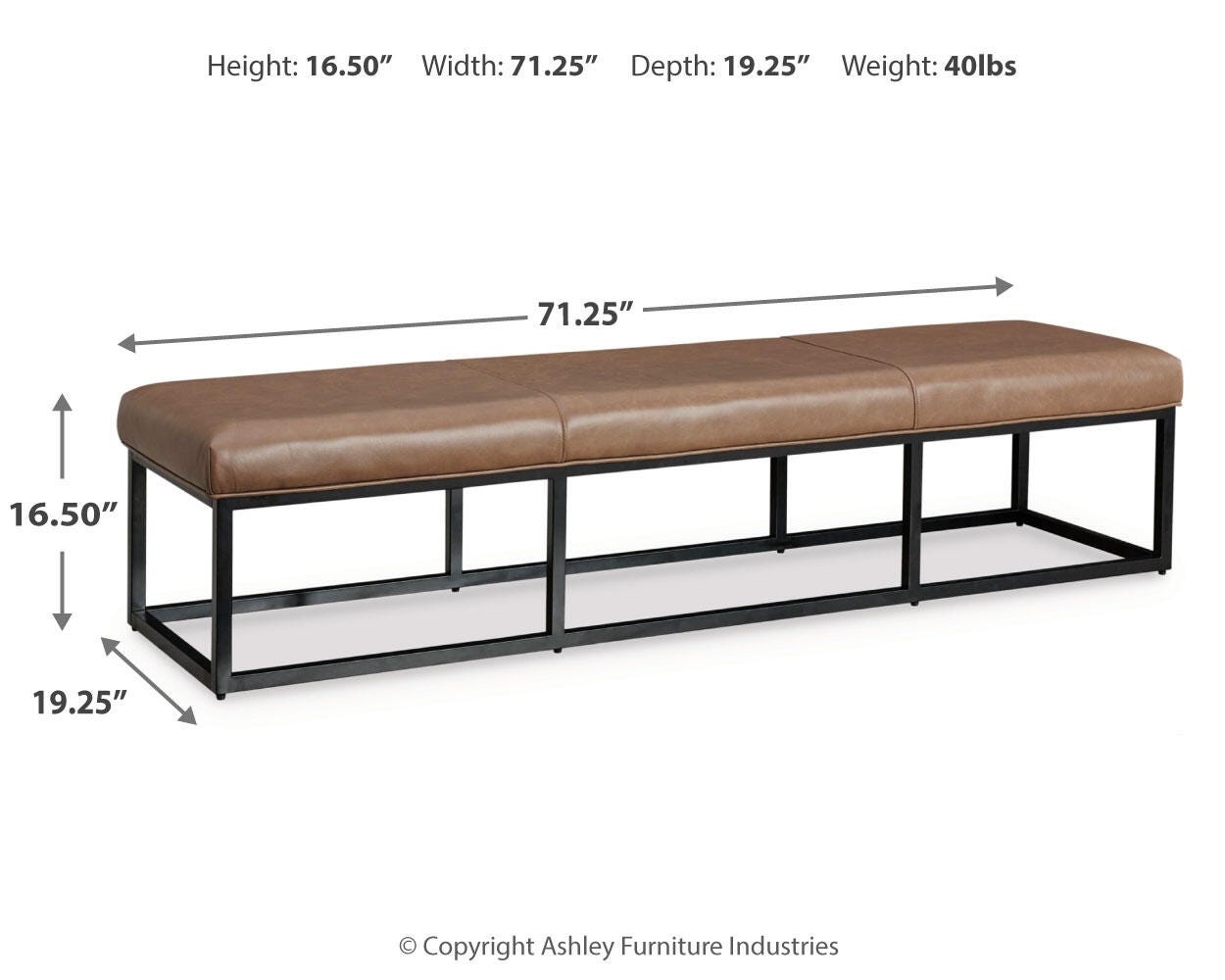 Joston Accent Bench - image 5