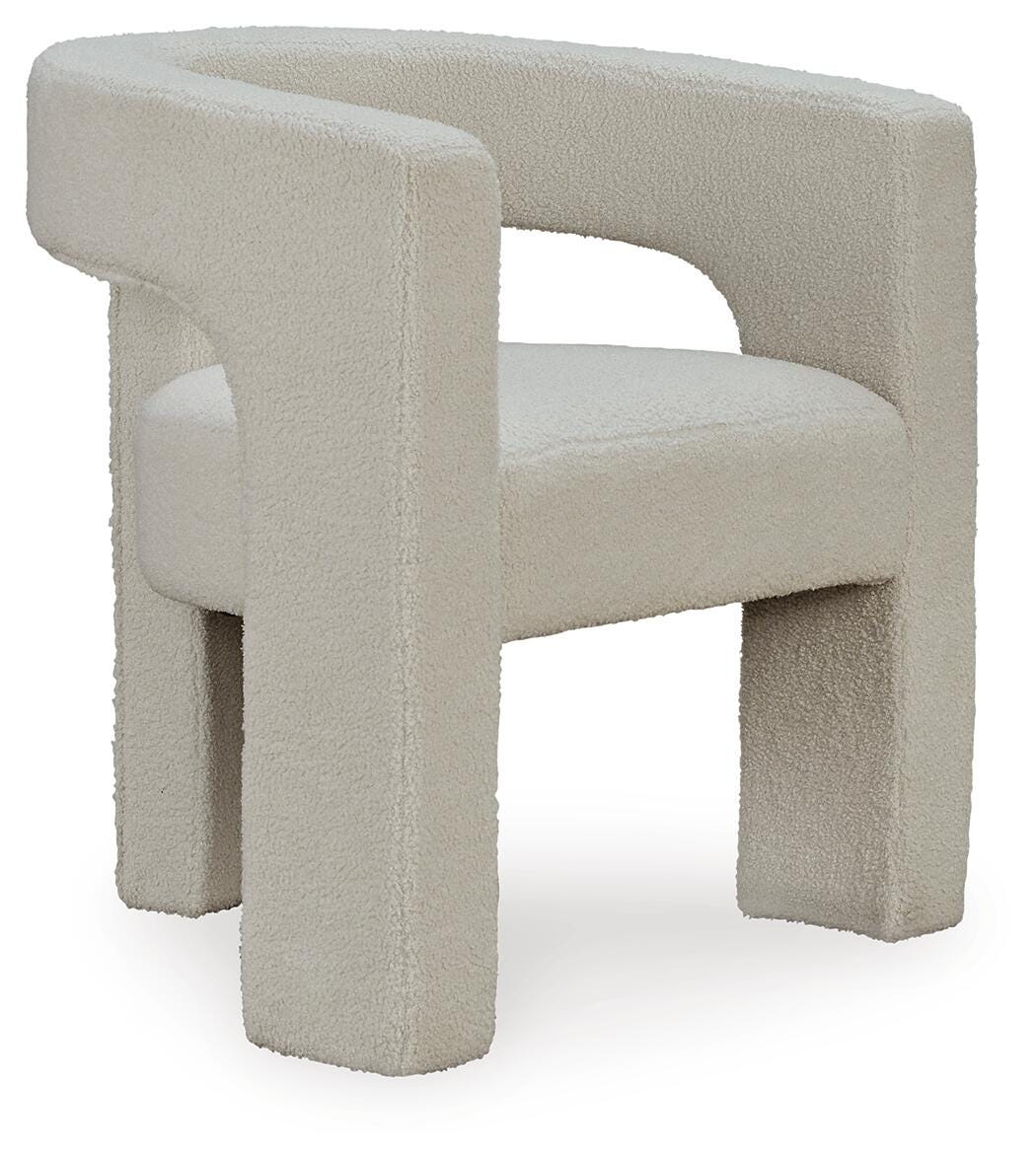 Landick Accent Chair, Ivory, large